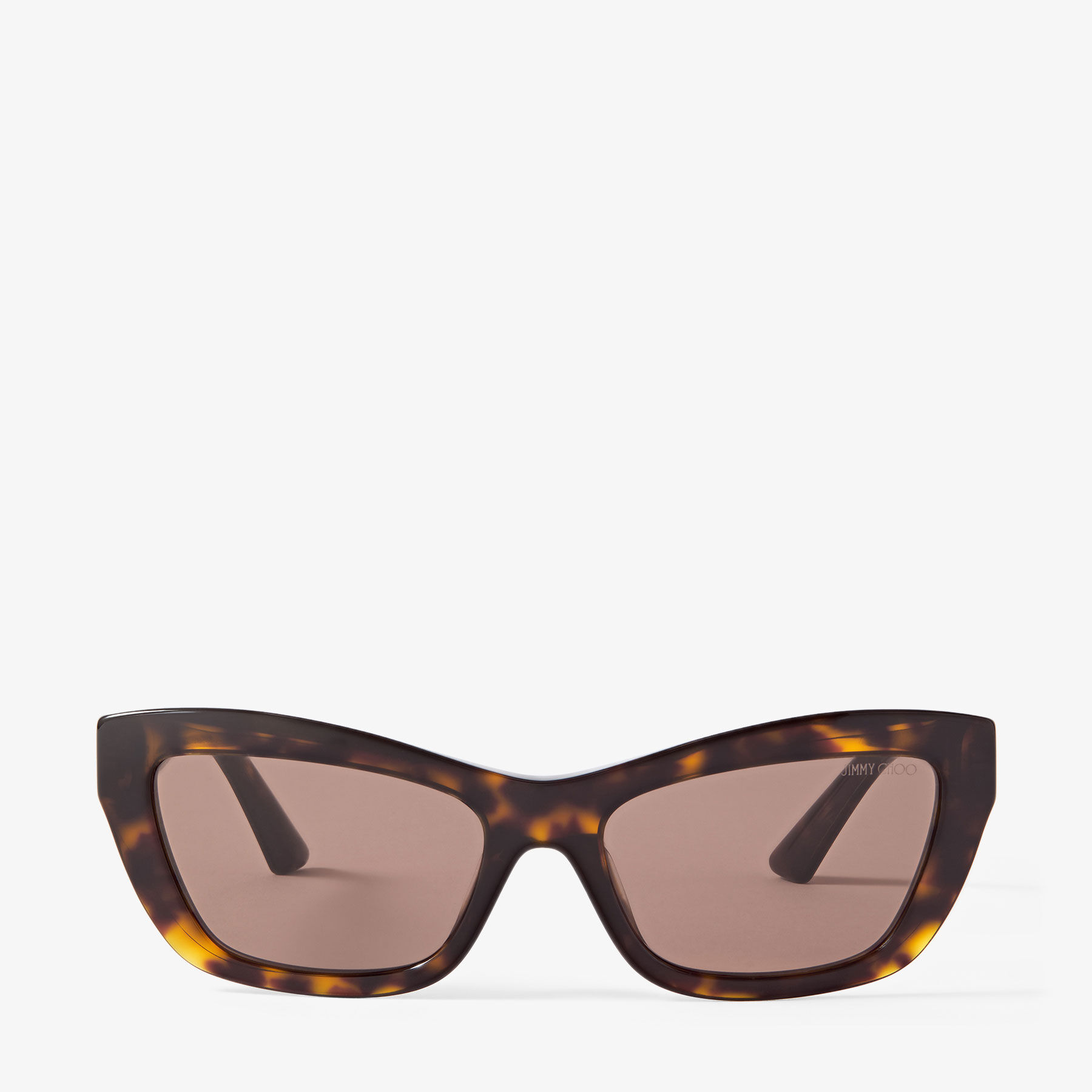 JIMMY CHOO ブラック キャットアイ サングラス Sol | Black Cat Eye Sunglasses | JIMMY CHOO