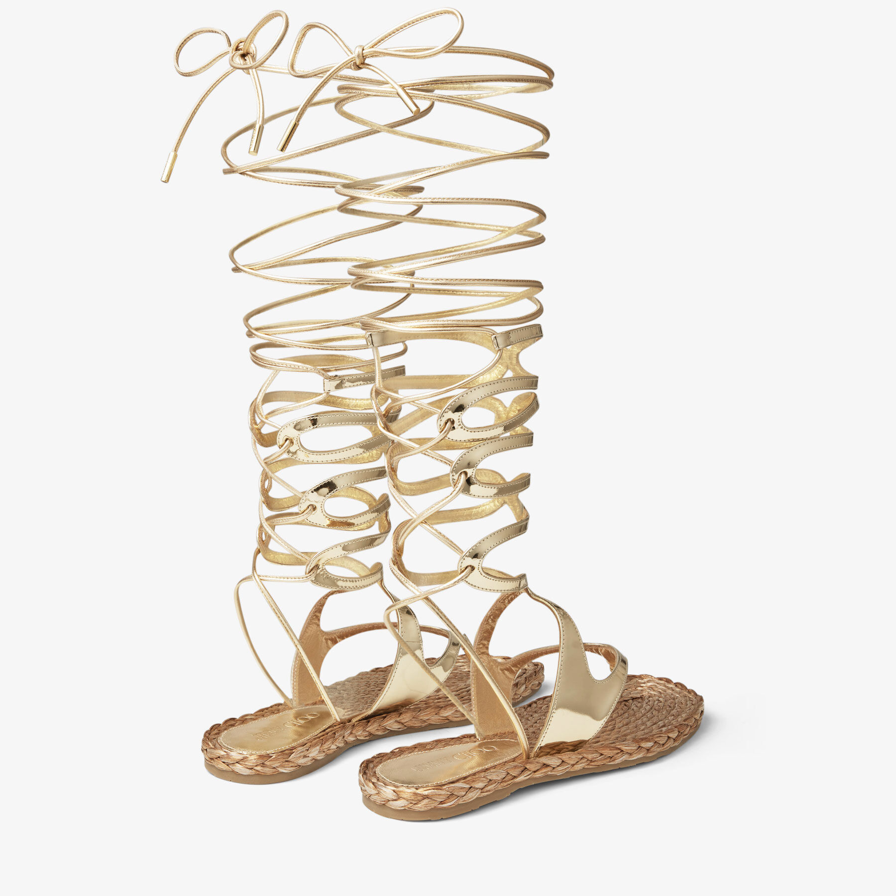 Metallic gold sale gladiator sandals