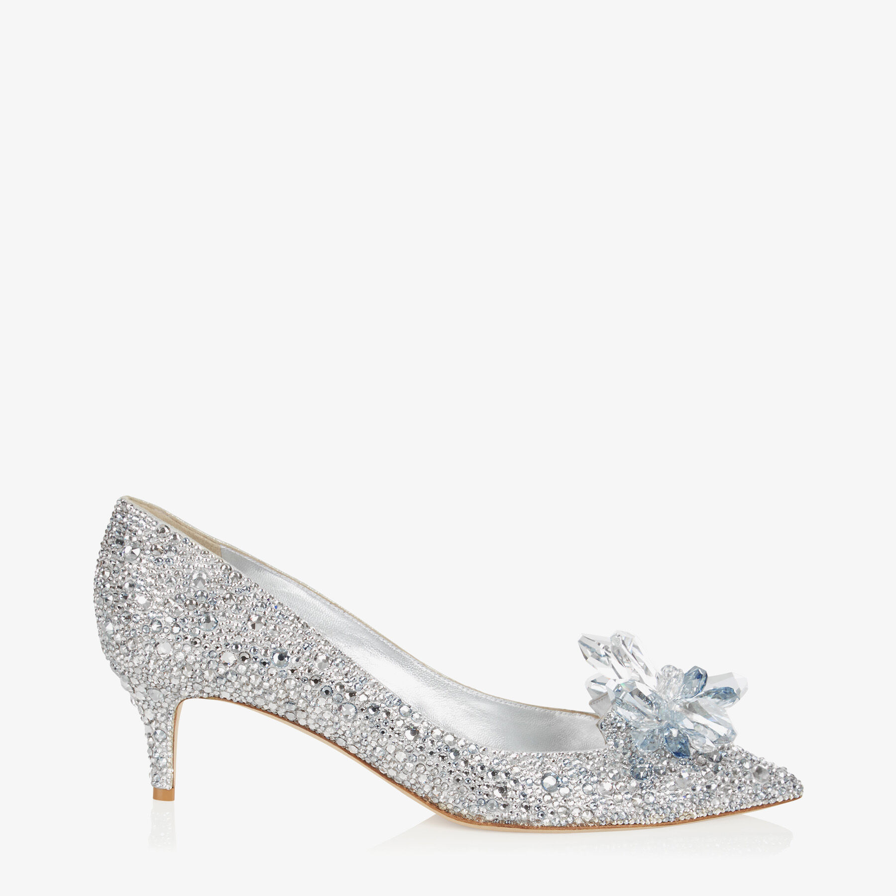 Crystal Covered Pointy Toe Pump, Allure, Pre Fall 17