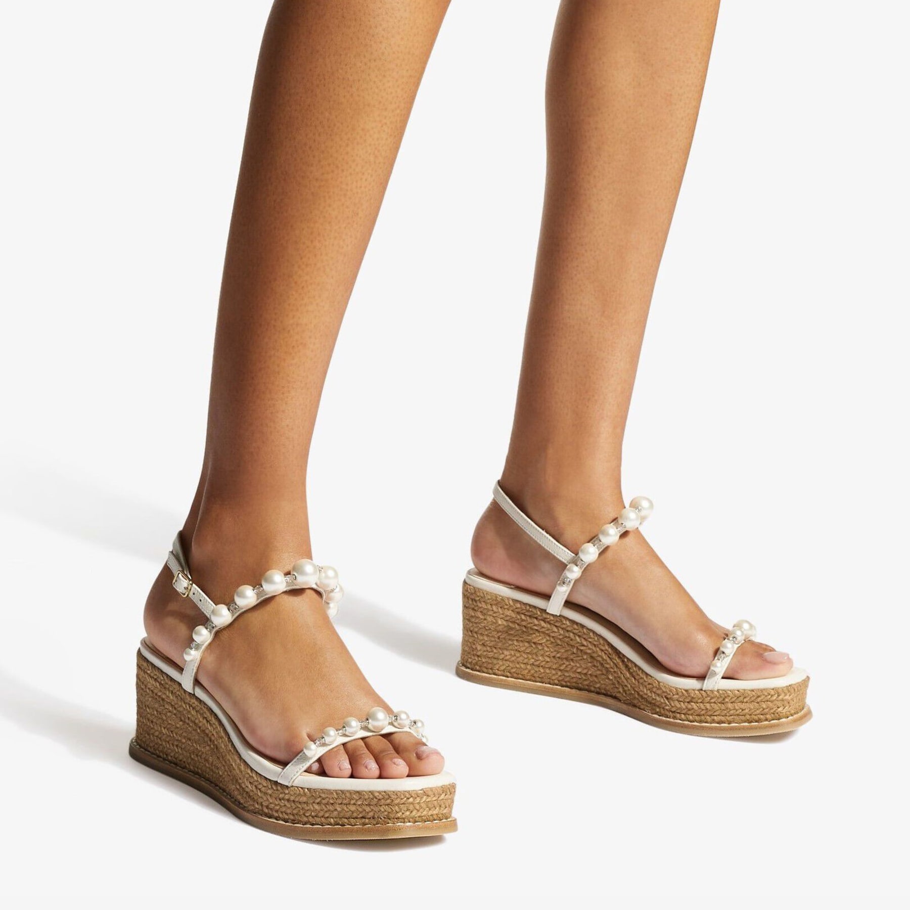 Jimmy choo peep toe wedges shop