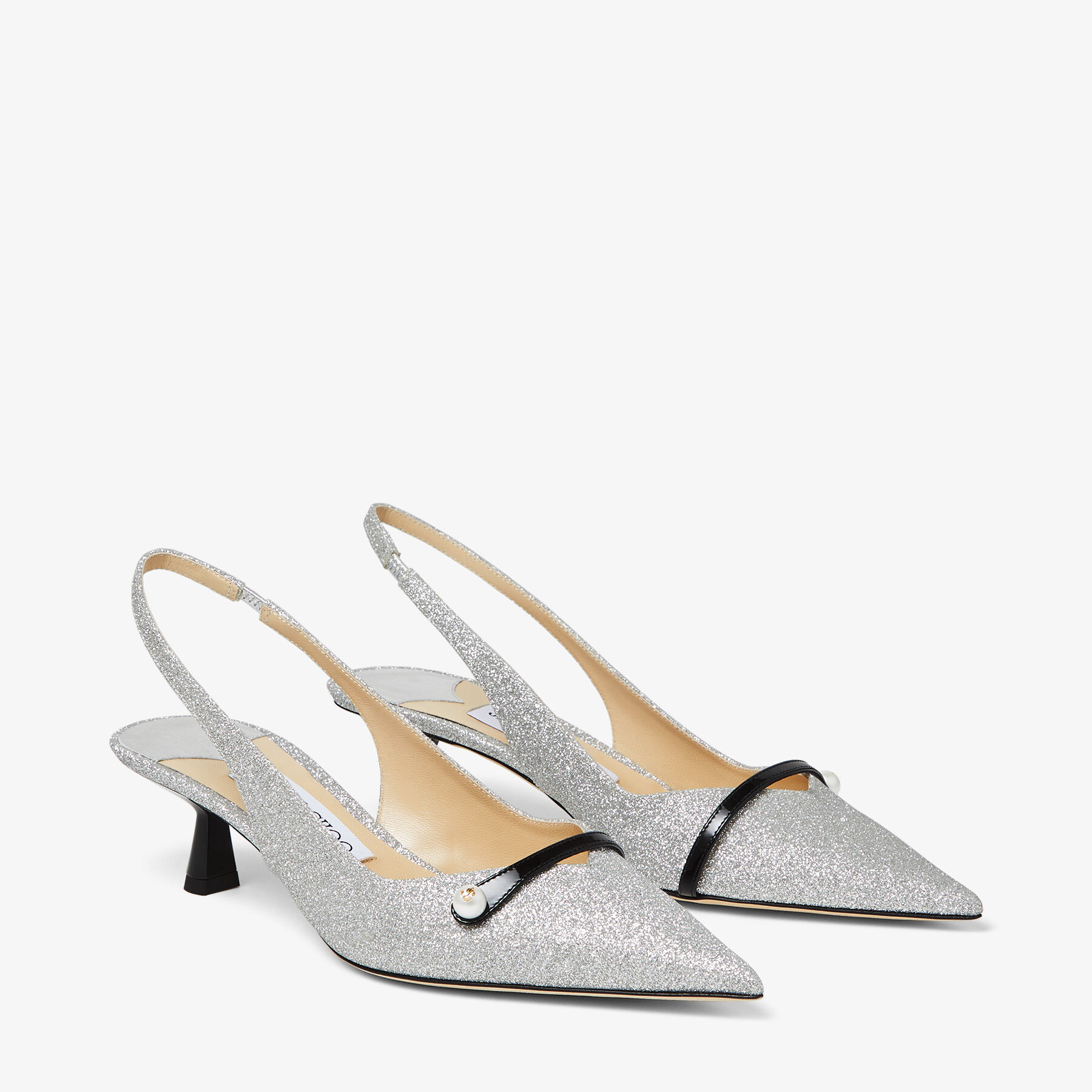 Jimmy choo glitter slingback best sale