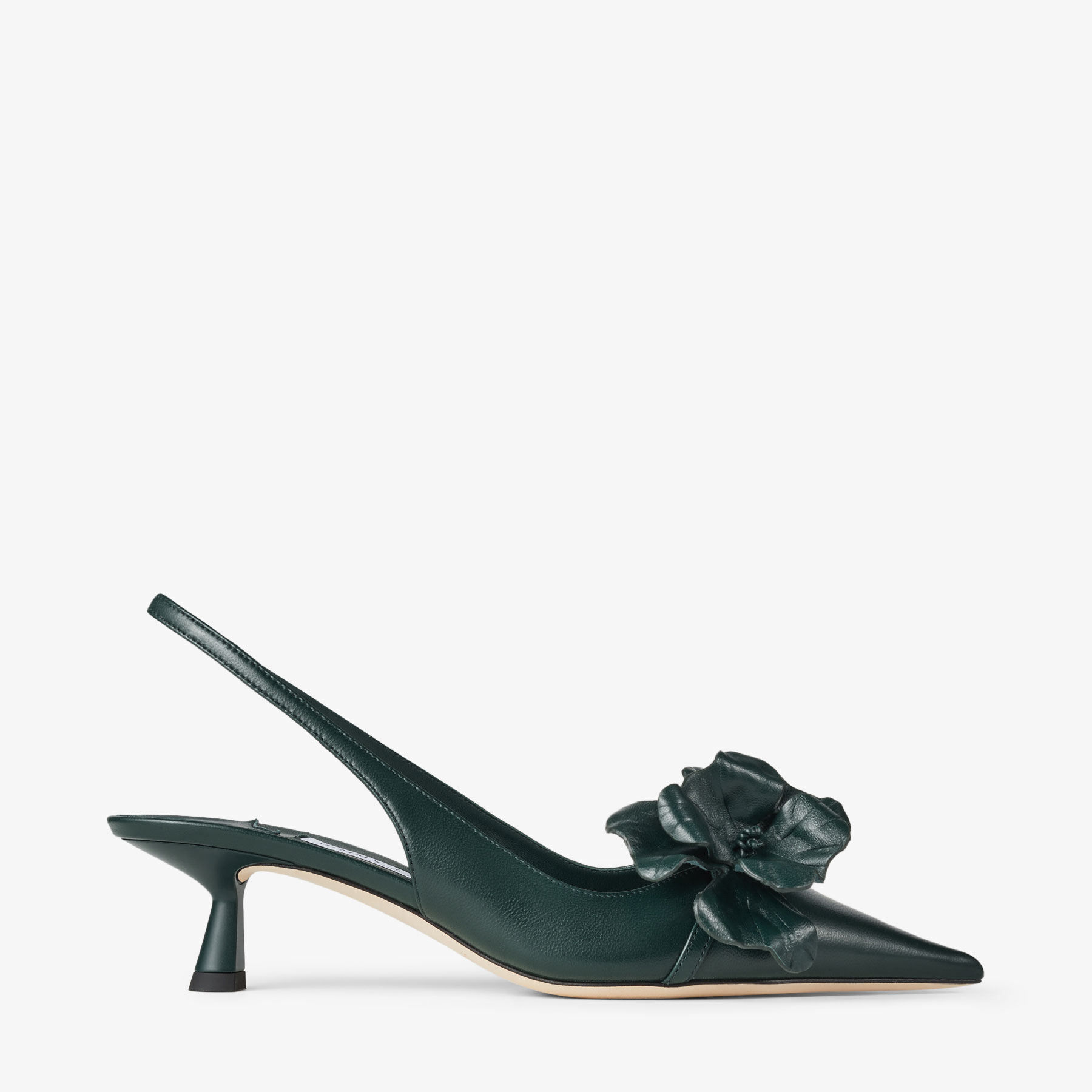 Green and clearance black pumps