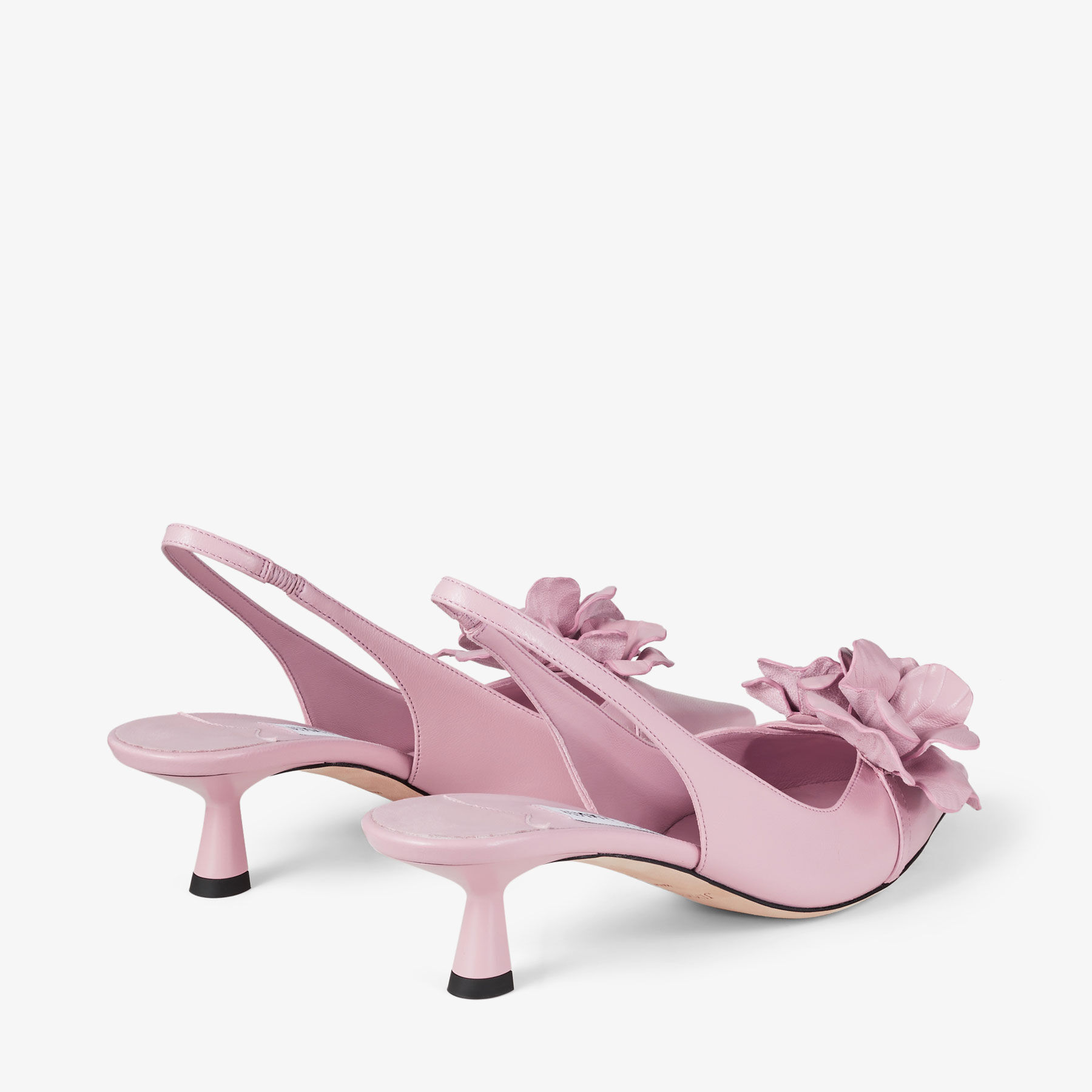 Heels with flowers on back outlet