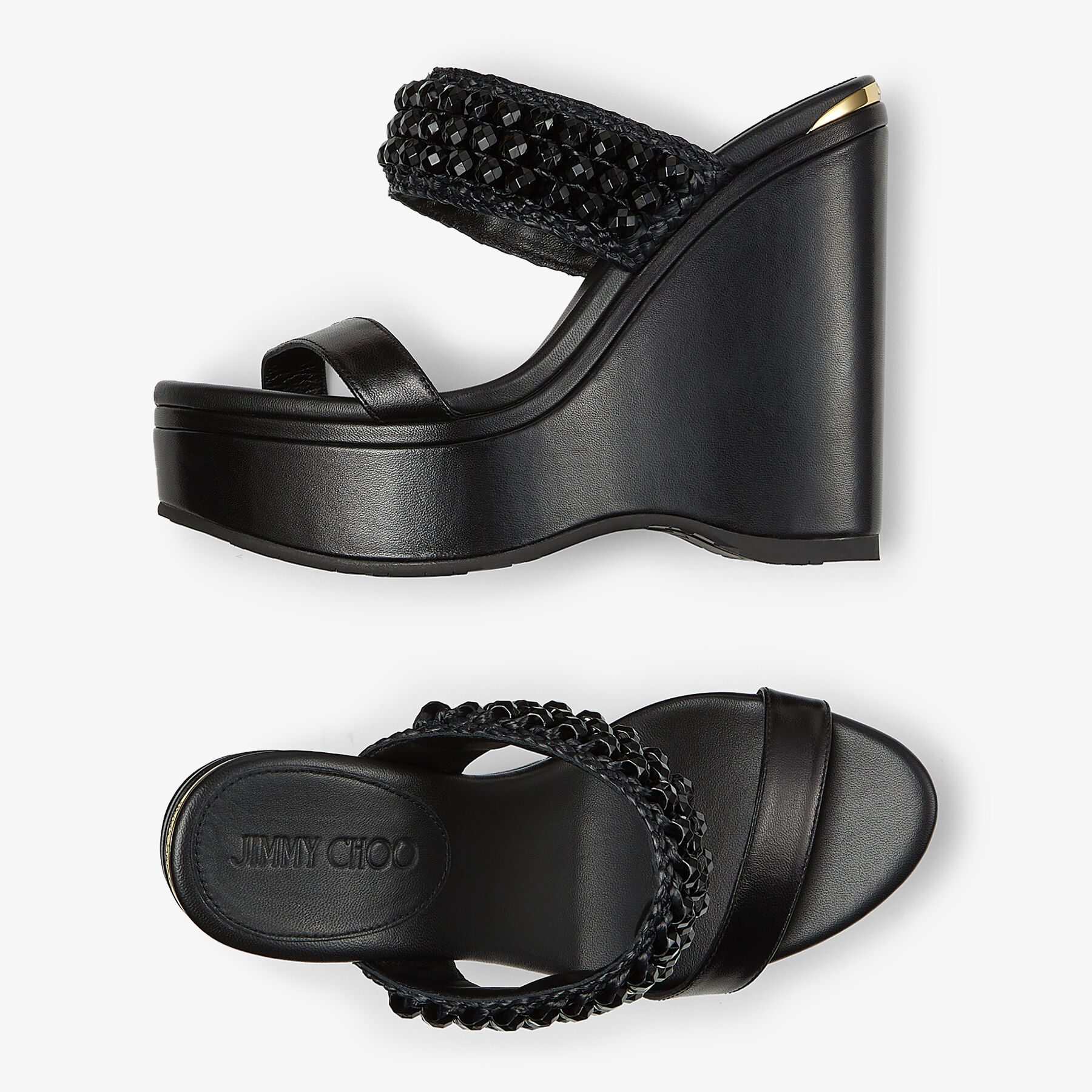 Jimmy choo 2024 platform wedge