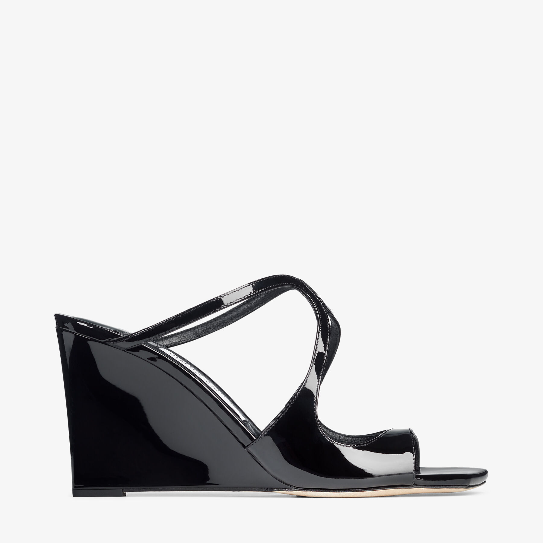 Jimmy choo patent leather wedge sales