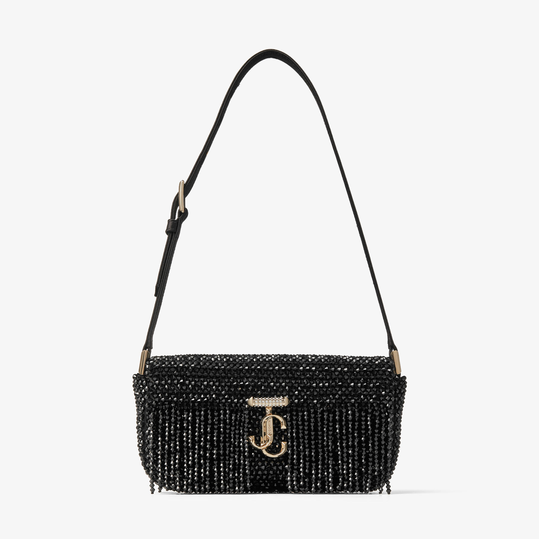 Jimmy choo black shoulder bag 2025