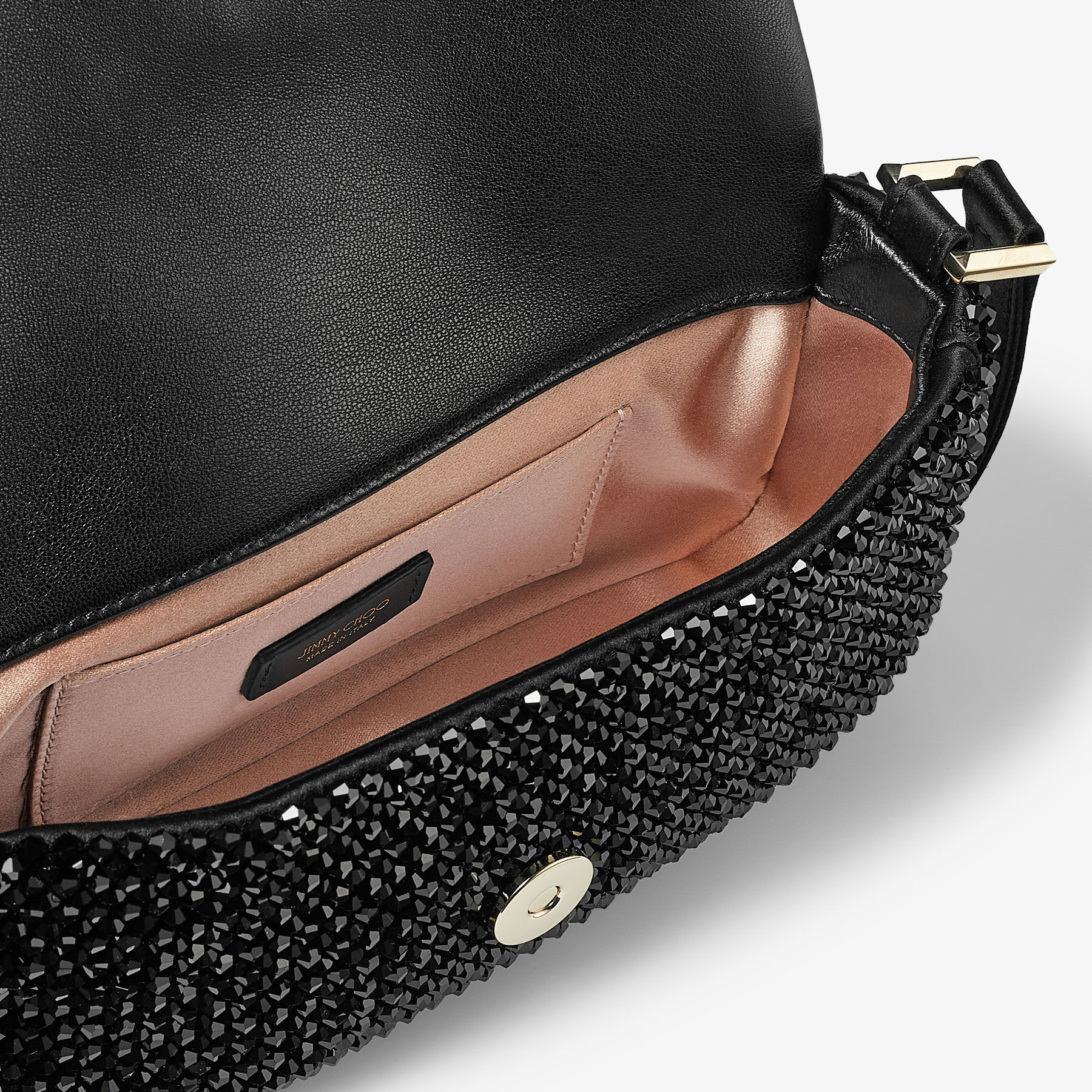 Jimmy choo black shoulder bag new arrivals