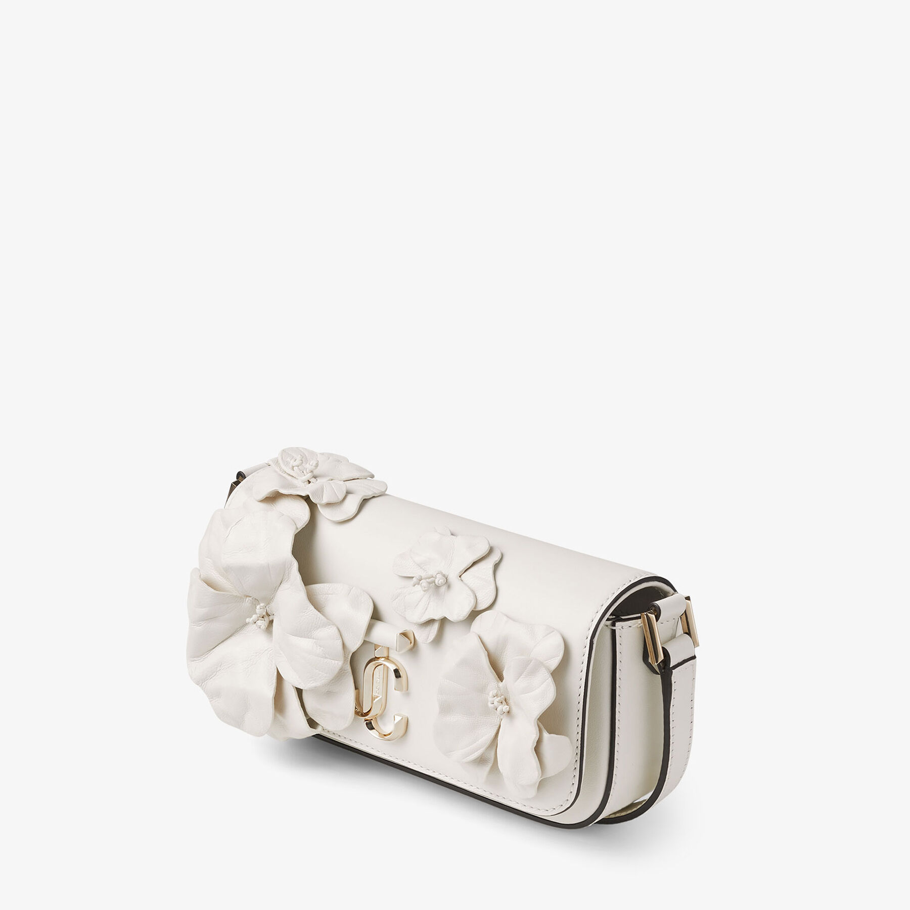 AVENUE MINI SHOULDER | Latte Leather Mini Shoulder Bag with 