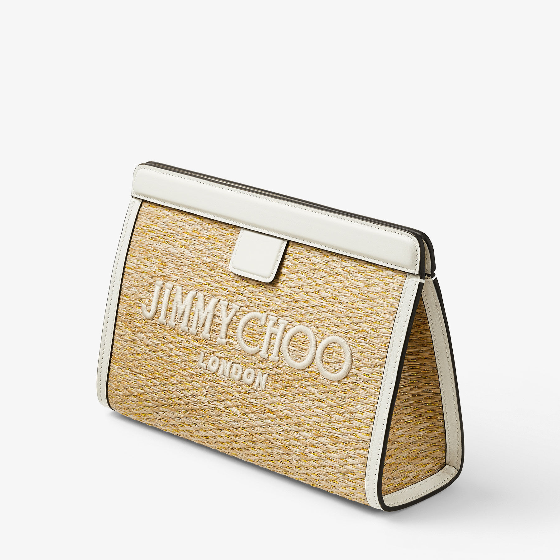 Avenue Pouch Natural Raffia Pouch JIMMY CHOO