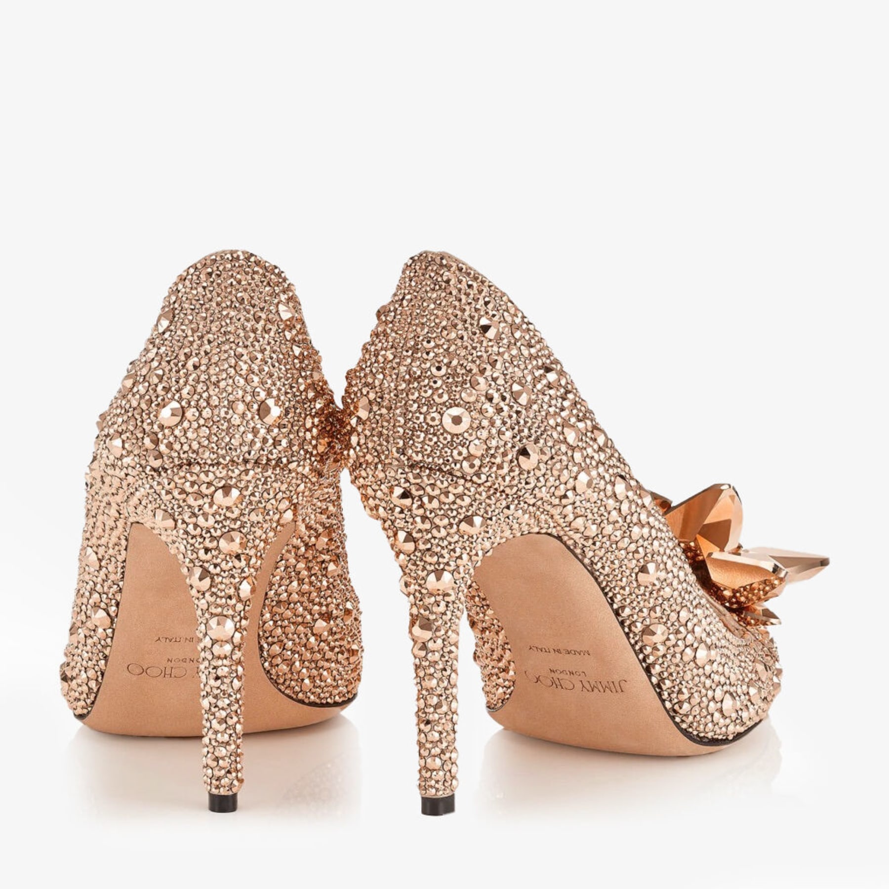 Jimmy choo shop cinderella shoes gold