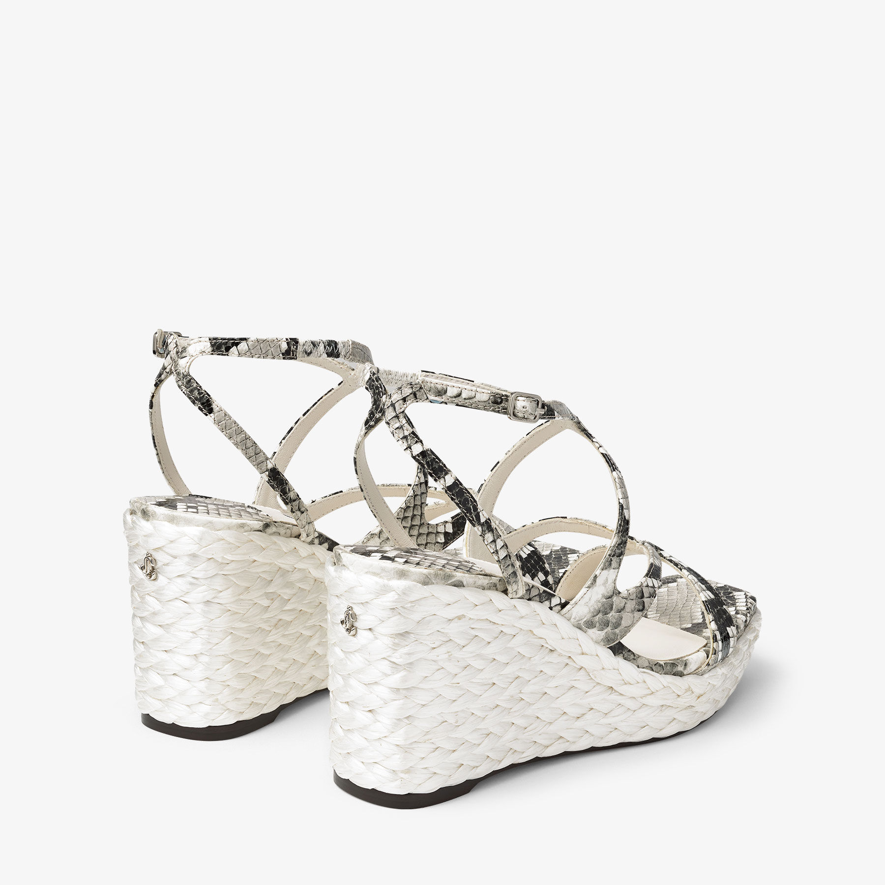 Jimmy choo silver wedges top