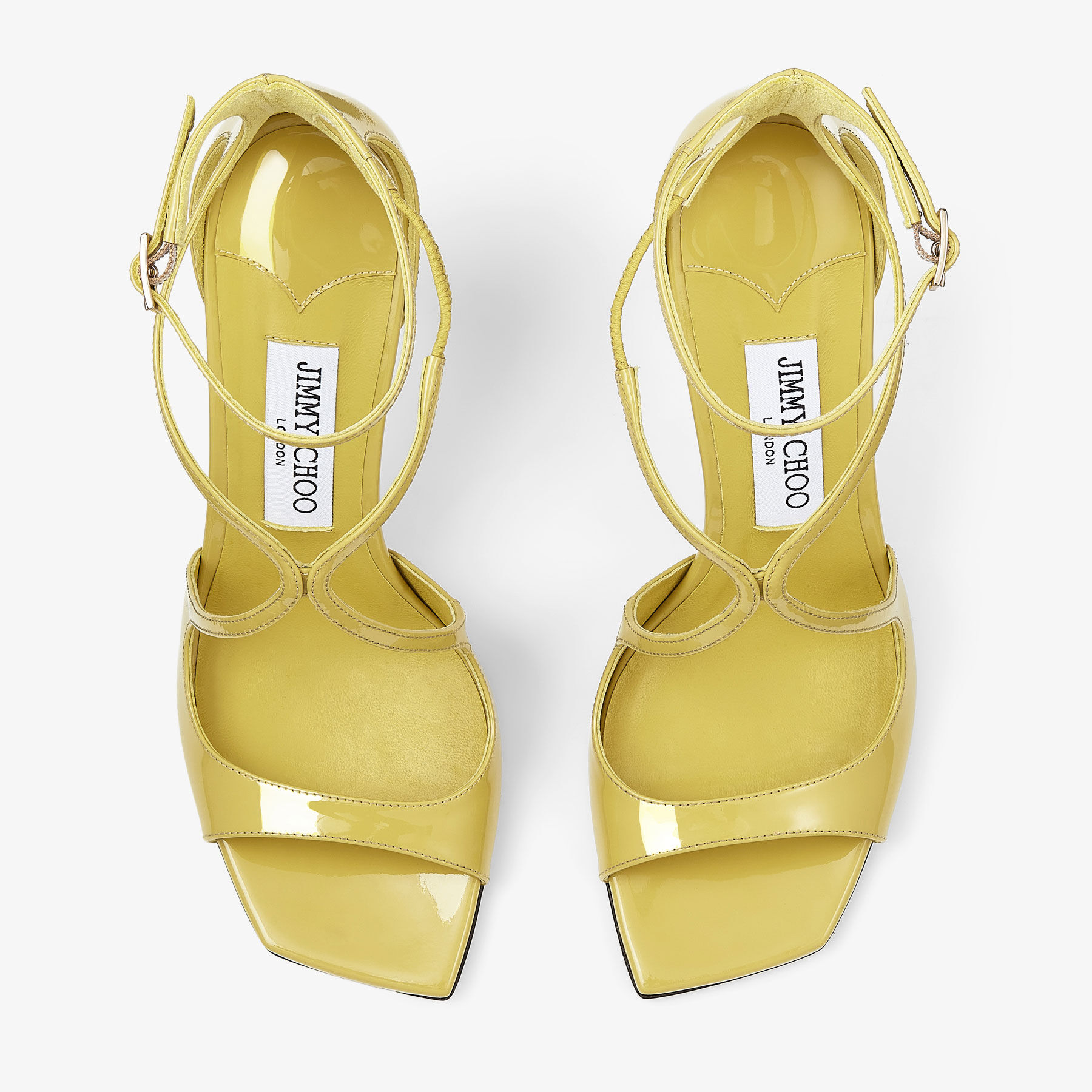 Jimmy choo yellow sandals top