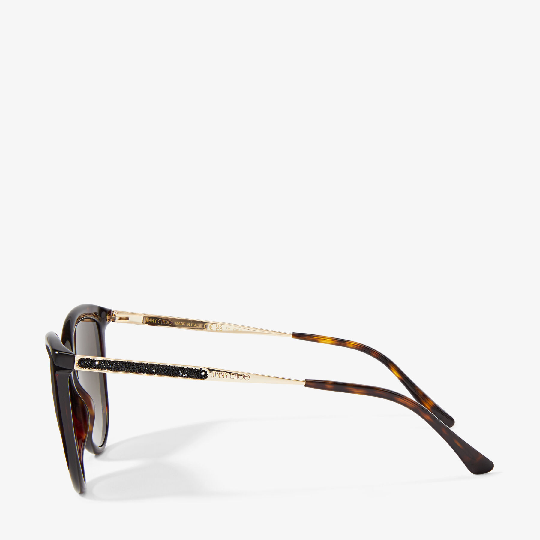 Jimmy choo tortoise online shell sunglasses