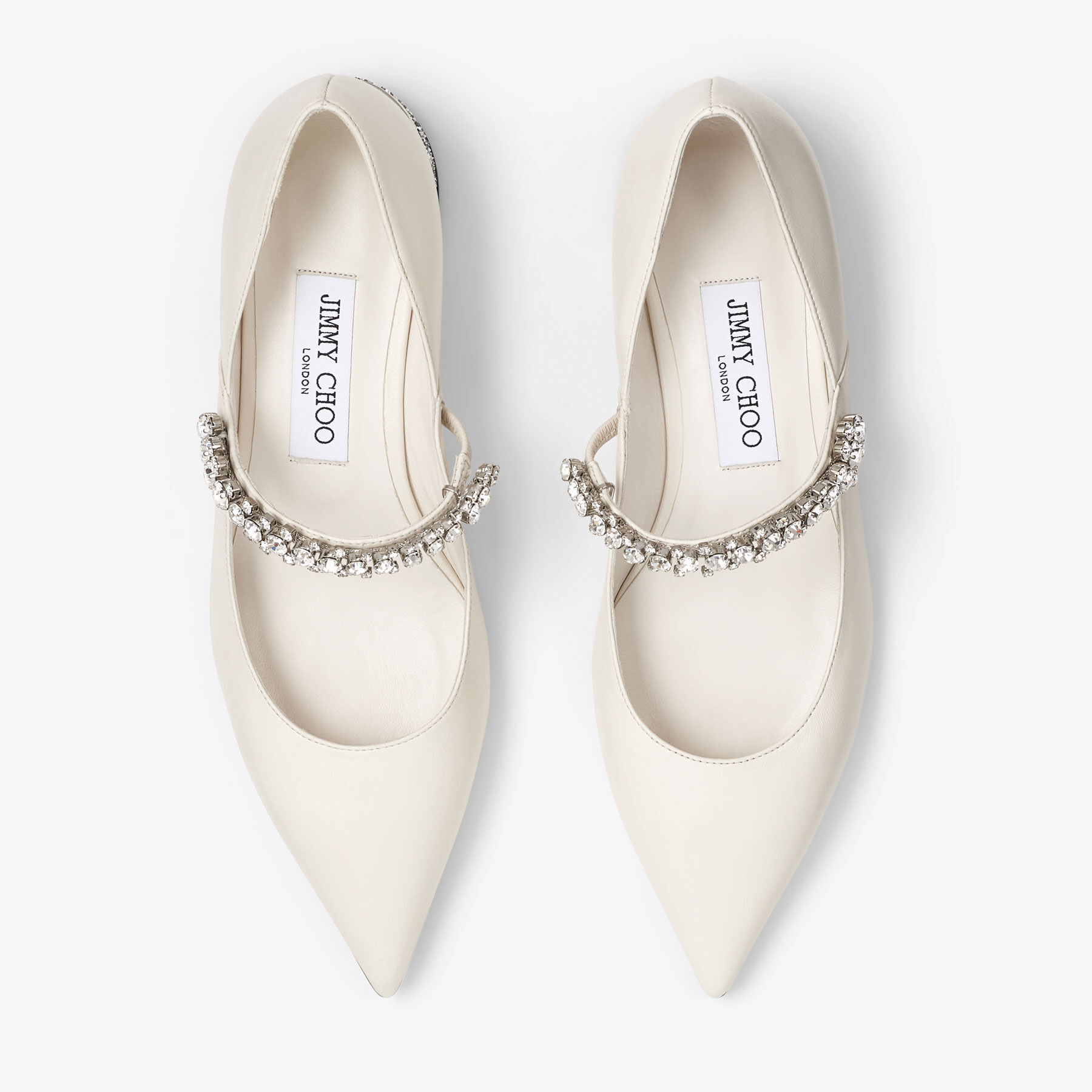 Bing Pump Flat Latte Leather Flats JIMMY CHOO