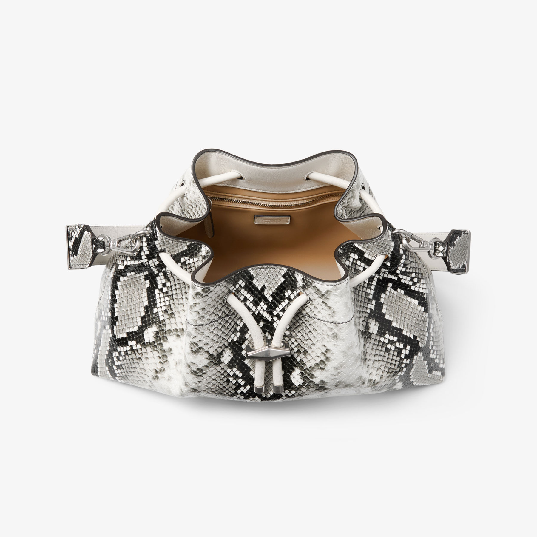 Cinch M Roccia Snake Print Bag JIMMY CHOO