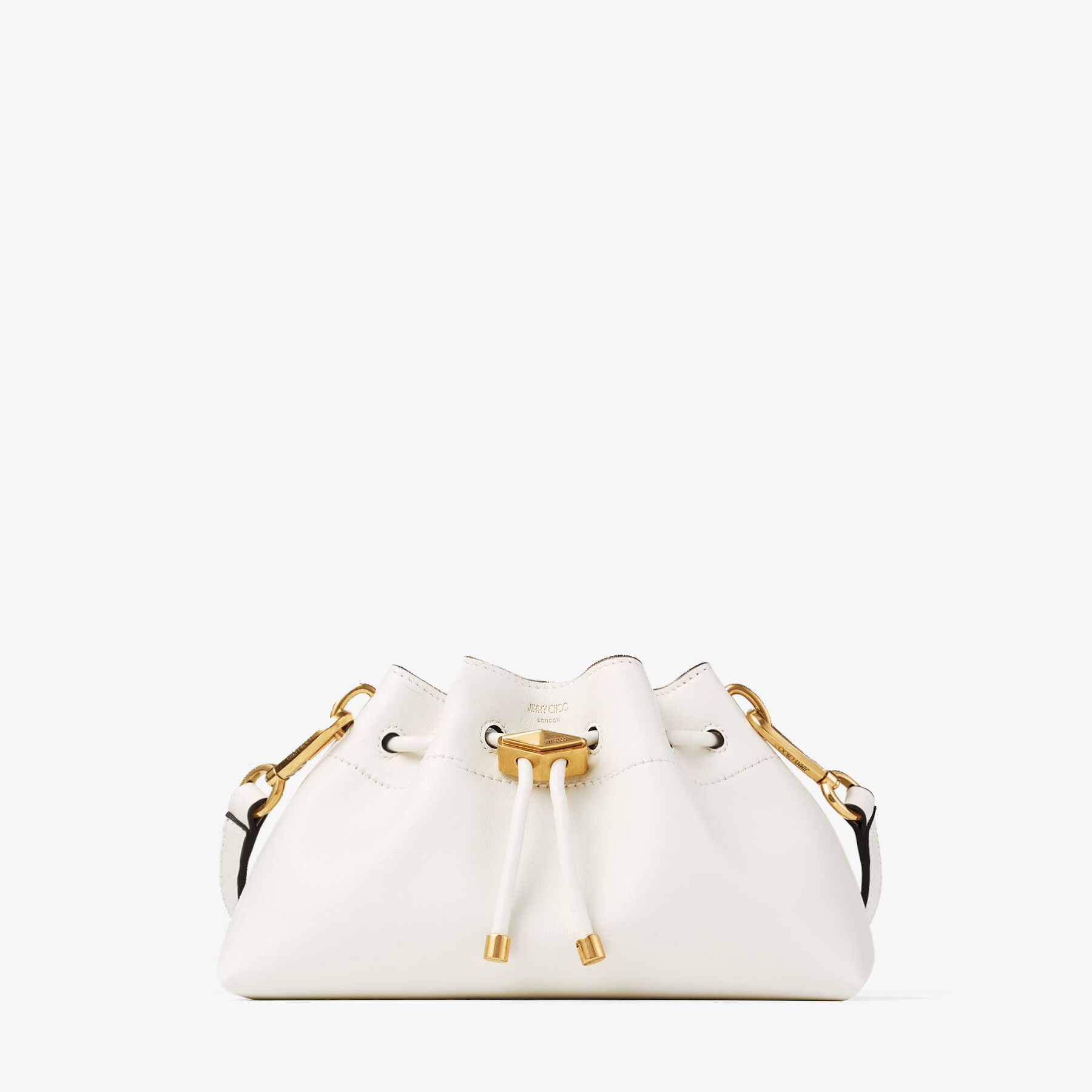 Jimmy choo white leather bag discount