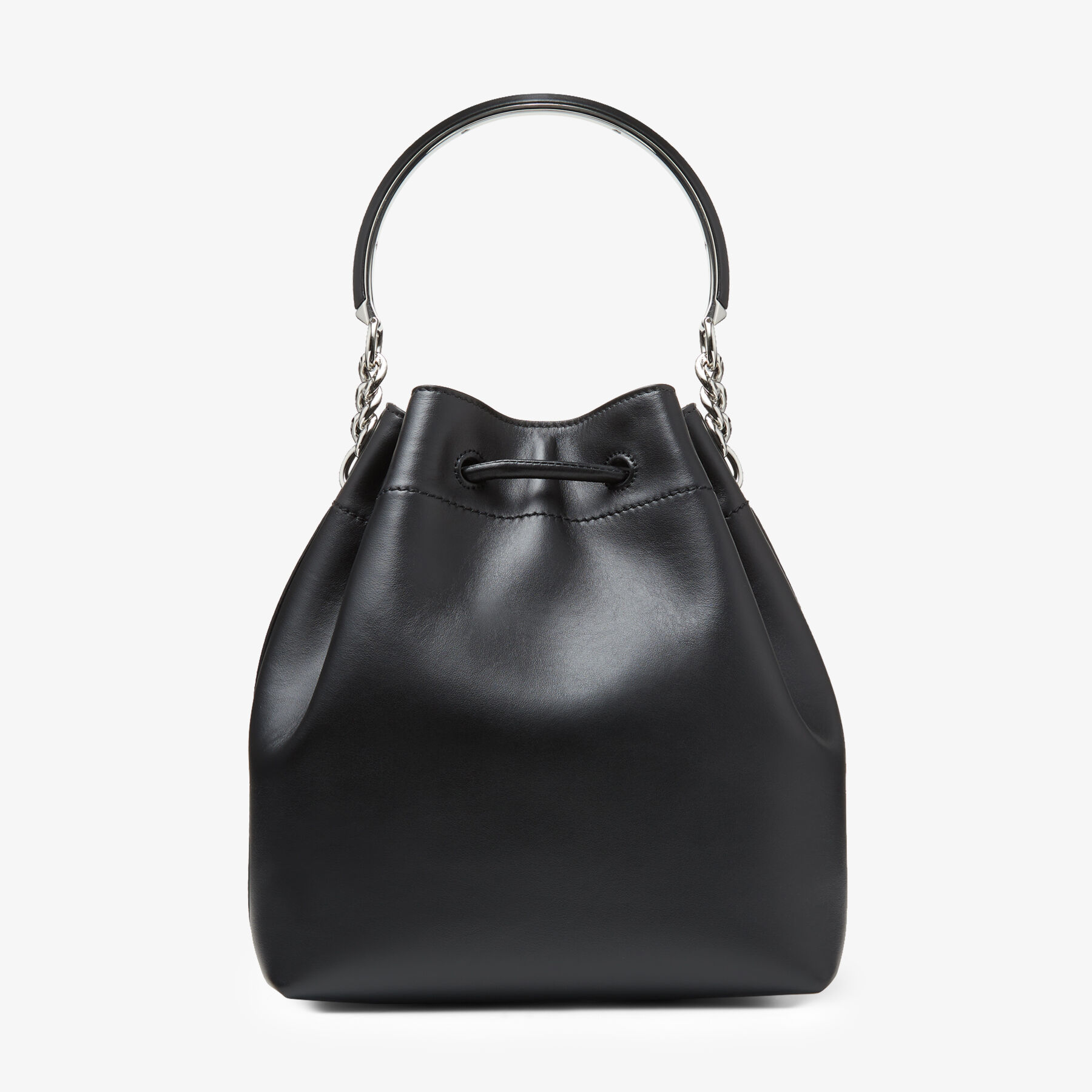 Kieselstein-Cord Nylon Leather-Trimmed Bucket Bag - Black Bucket