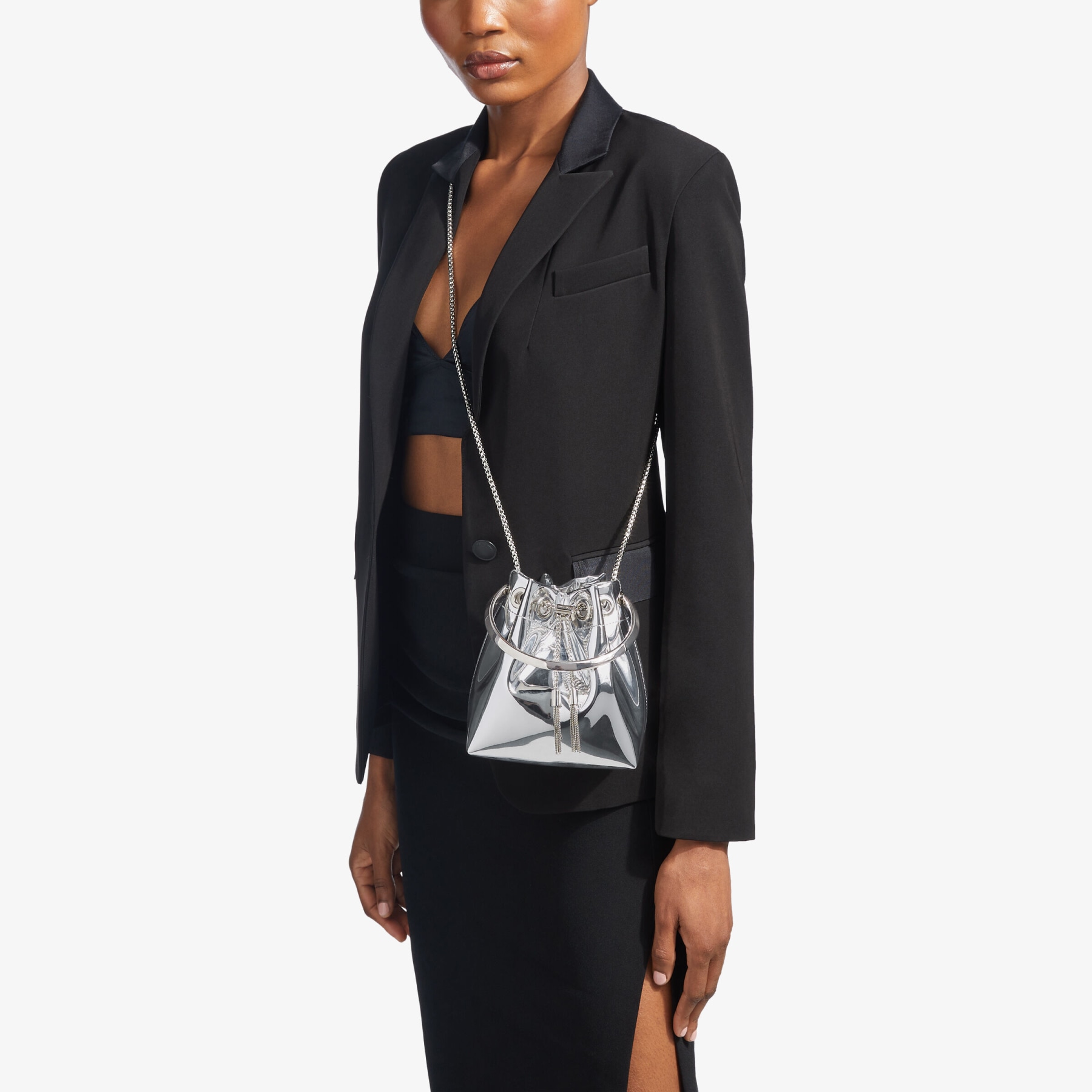 Jimmy choo metallic bag 2025