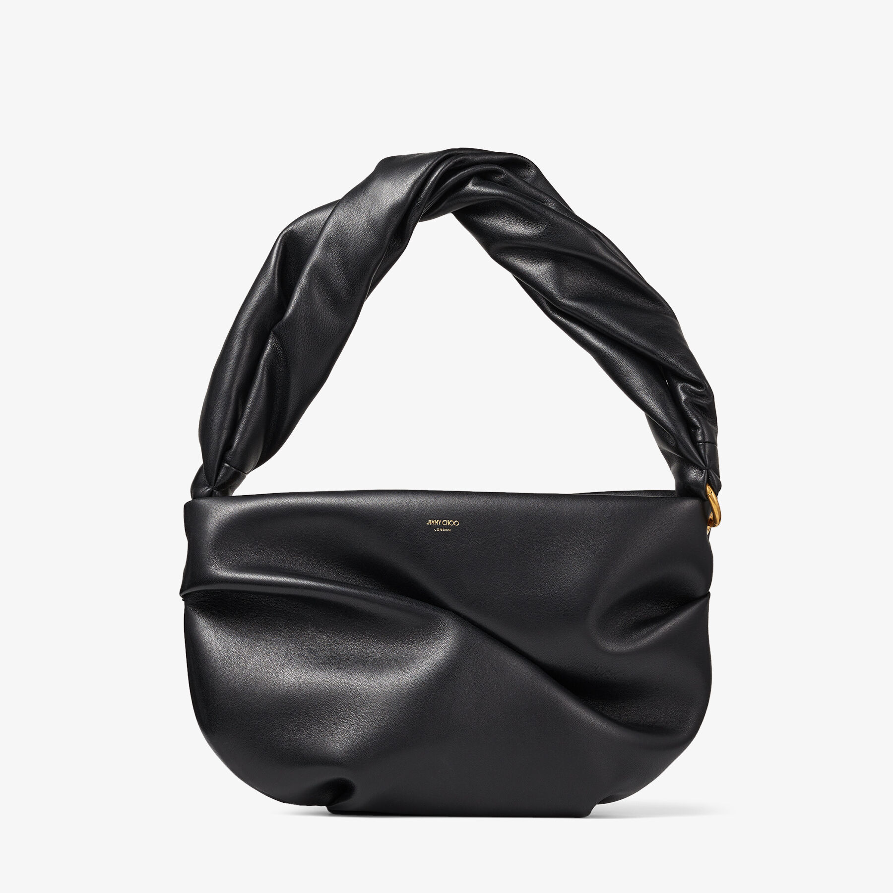 BONNY SHOULDER Black Nappa Leather Shoulder Bag Spring 2023