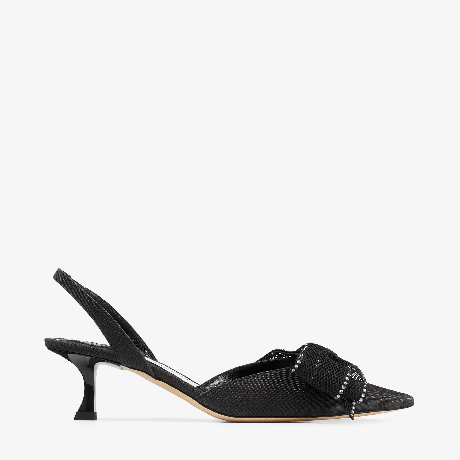 Brook SB 50 Black Mix Glitter Fabric Shoe JIMMY CHOO