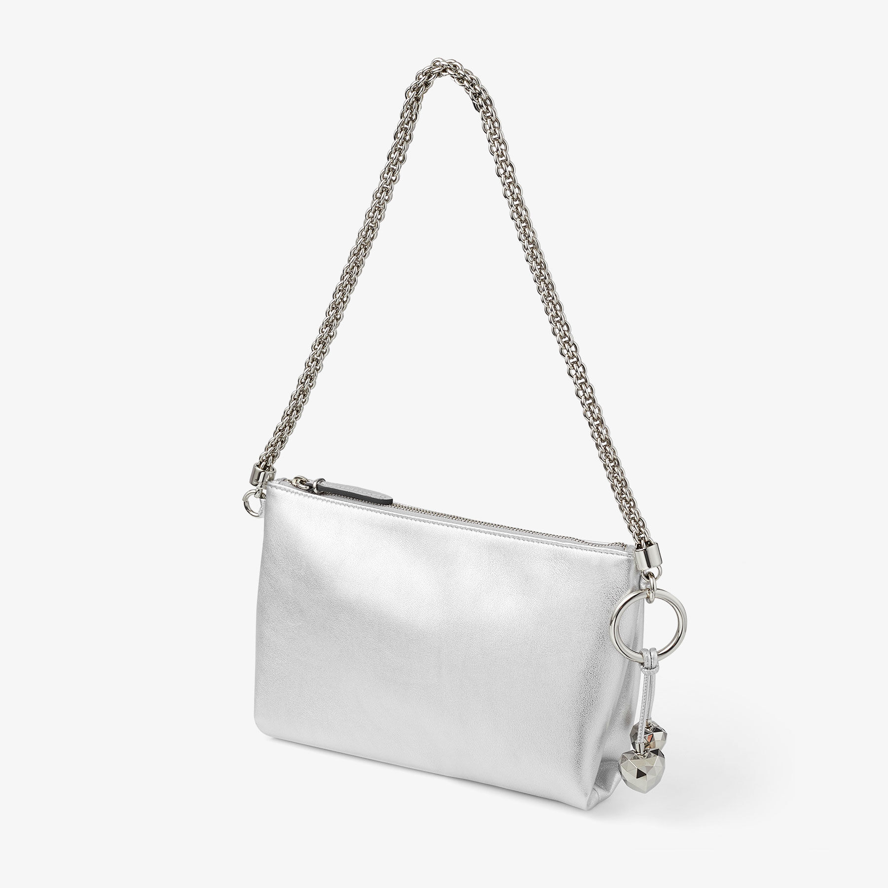 Jimmy choo silver bag discount