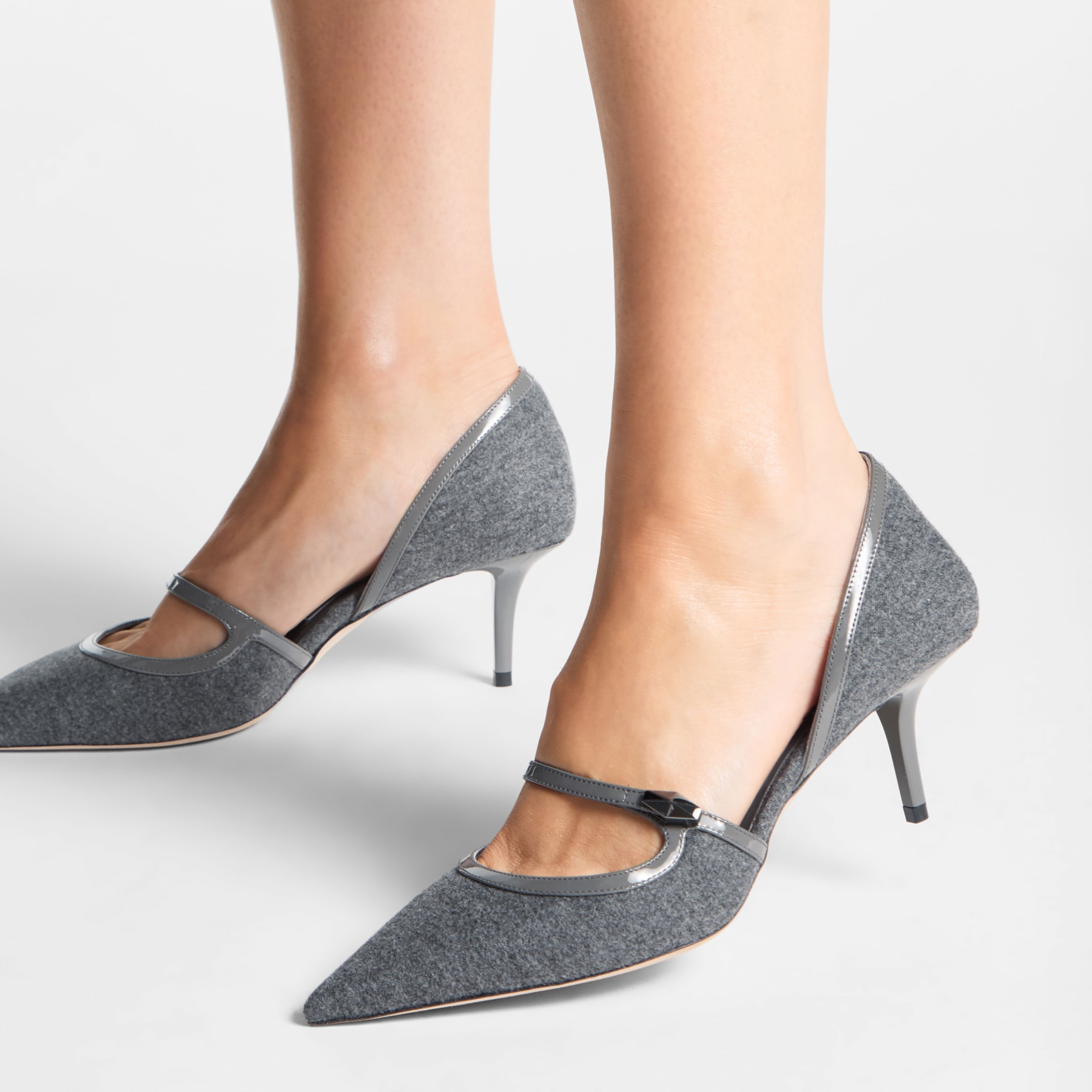 Jimmy choo grey heels sale