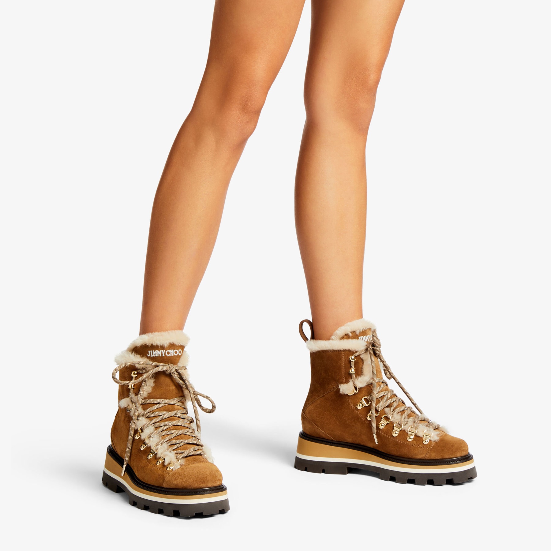 Jimmy choo brown discount boots