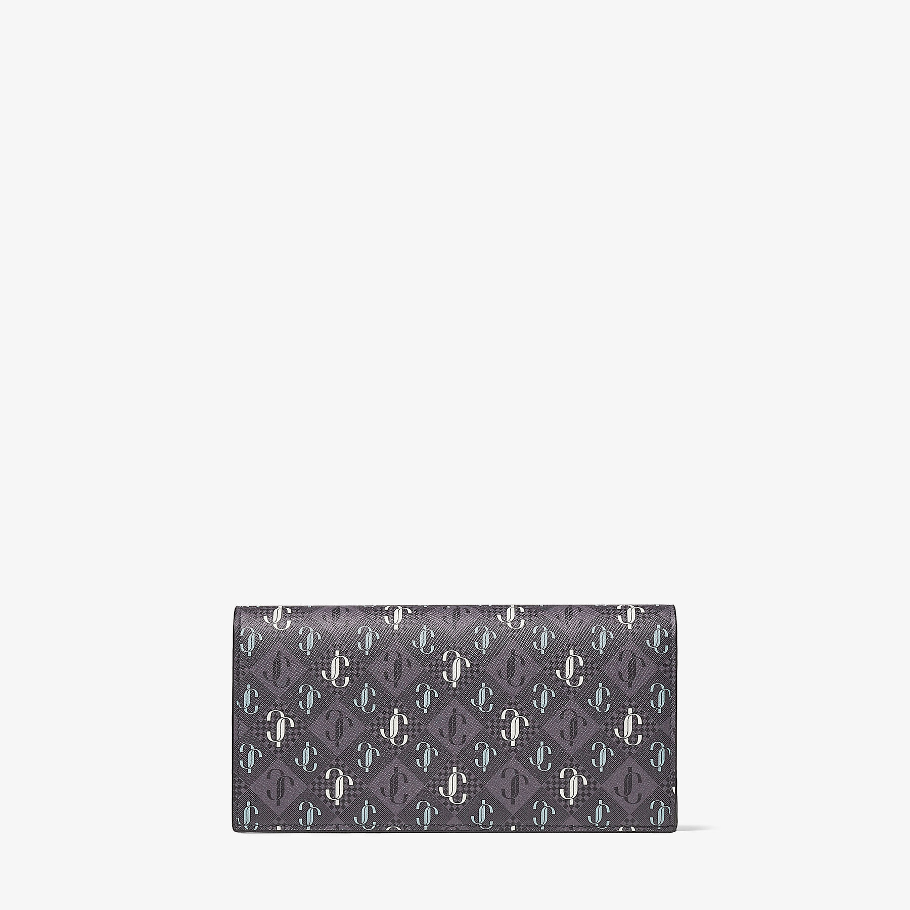 COAT POCKET WALLET Smoke Leather Coat Wallet with JC Monogram