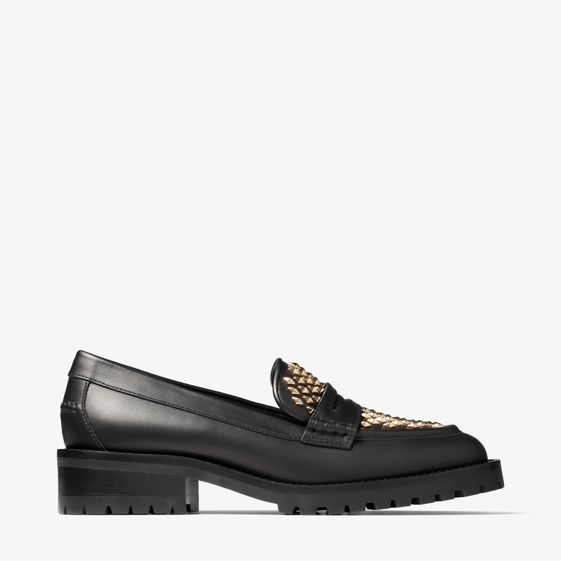Loafers with cheap studs