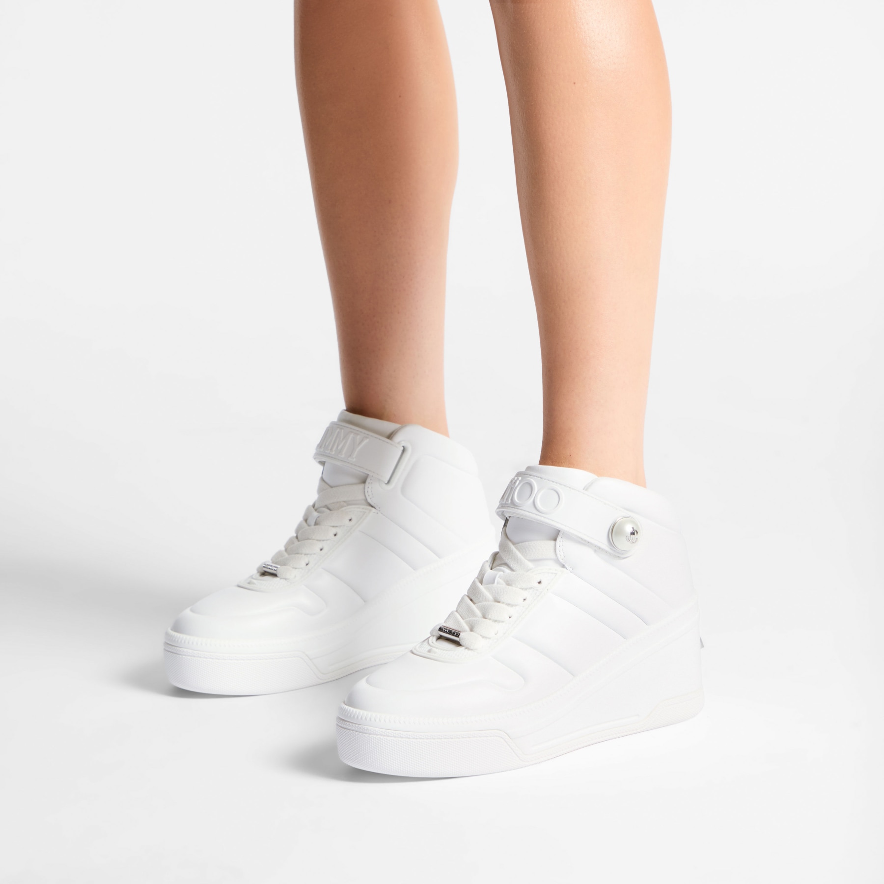 Womens white velcro trainers top