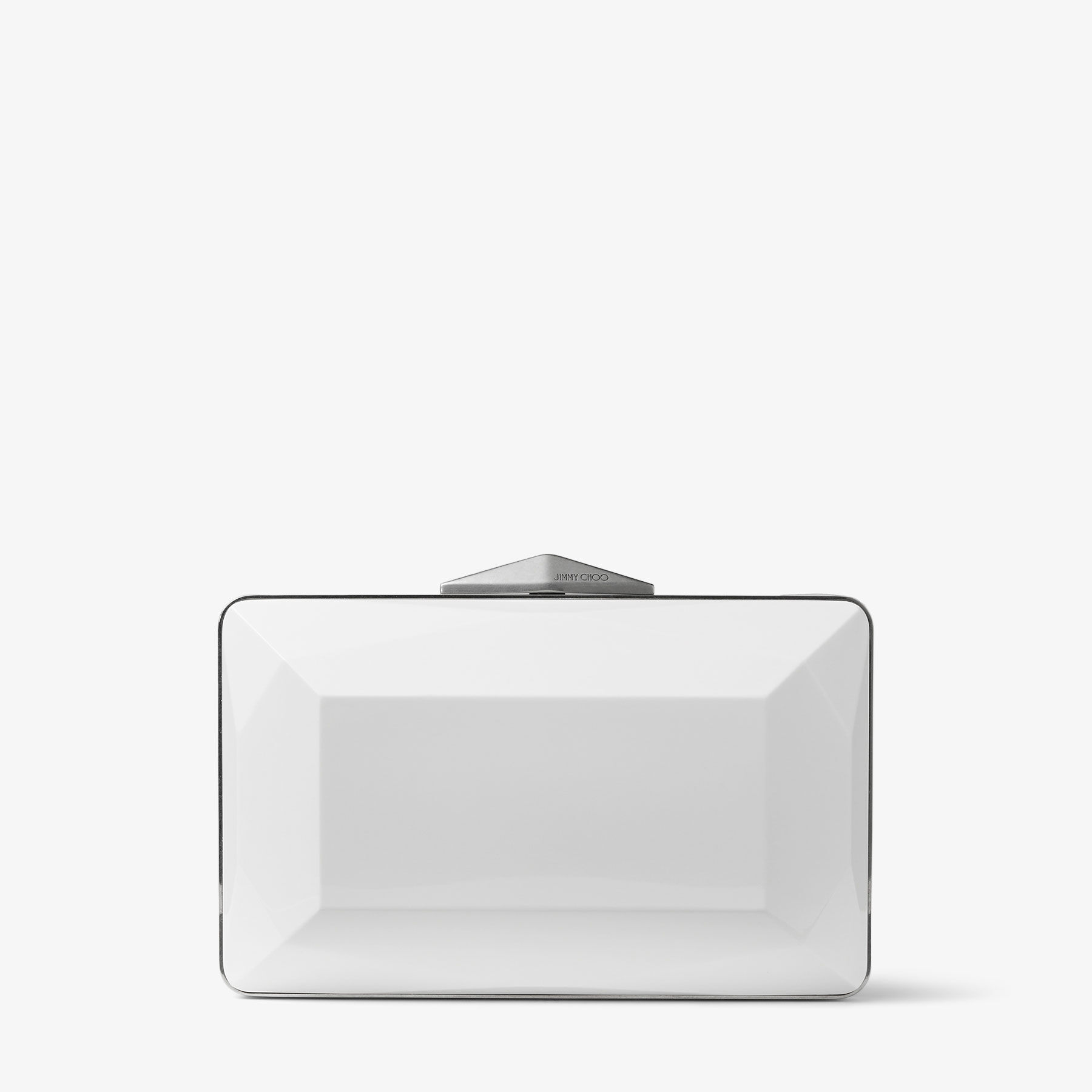 Diamond Box Clutch Schwarz weiBe Box Clutch aus Acryl JIMMY CHOO