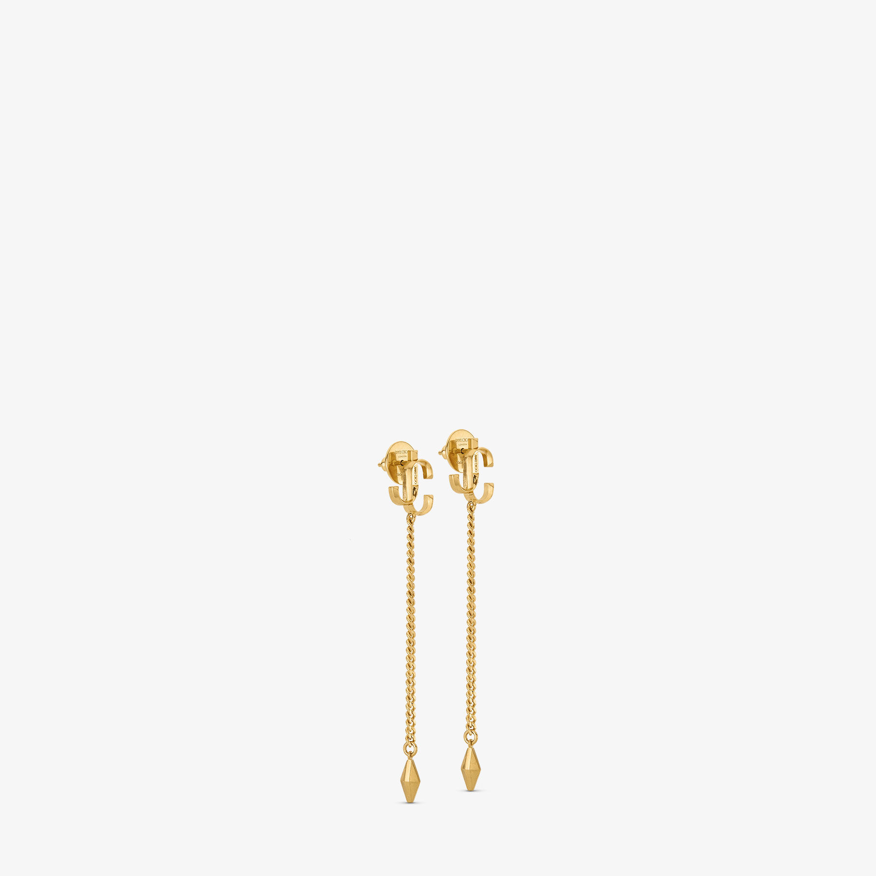 Kan chain earrings shop gold