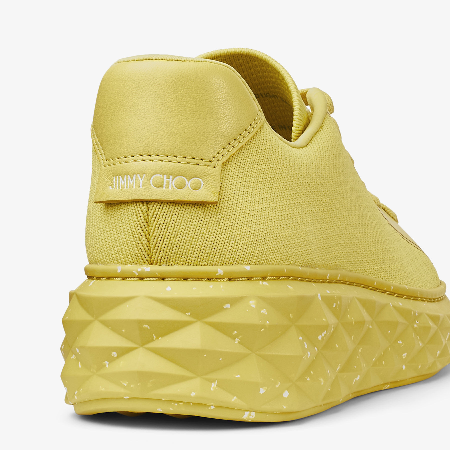 Diamond Light Maxi F Yellow Sustainable Knit Trainer JIMMY CHOO