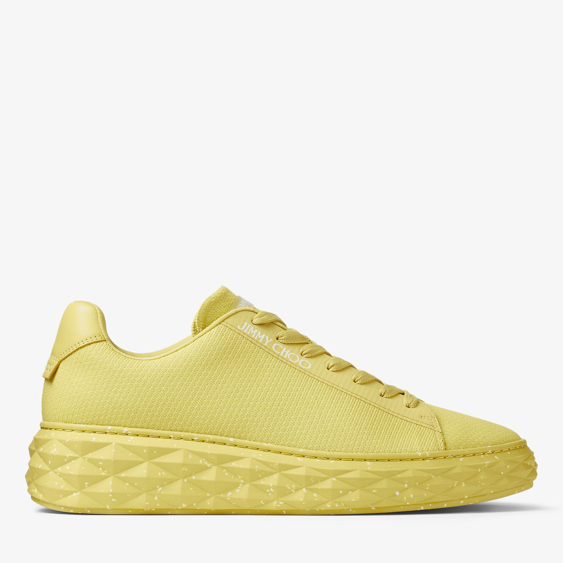 Diamond Light Maxi M Baskets en maille jaune JIMMY CHOO