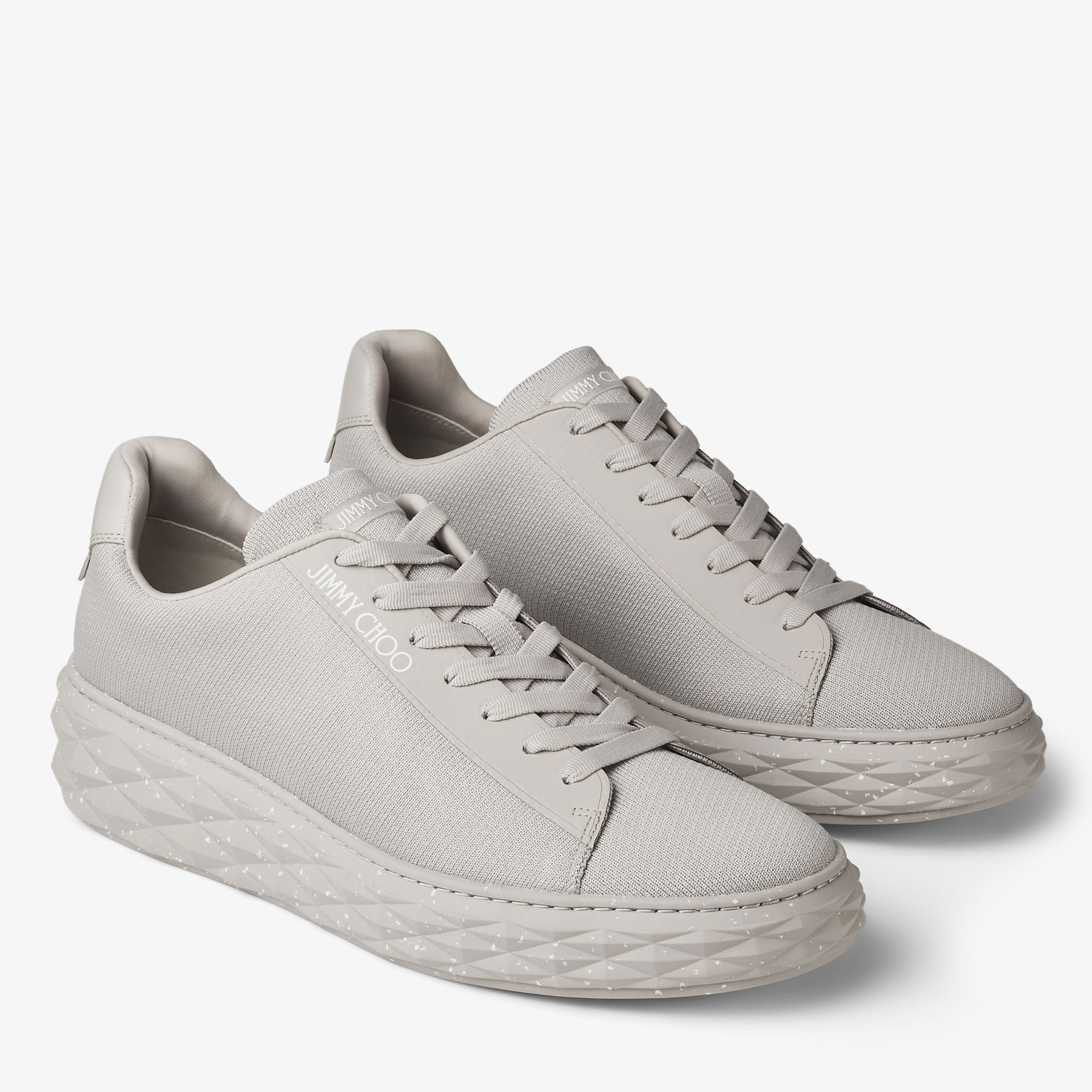 Diamond Light Maxi M Ash Sustainable Knit Trainer JIMMY CHOO