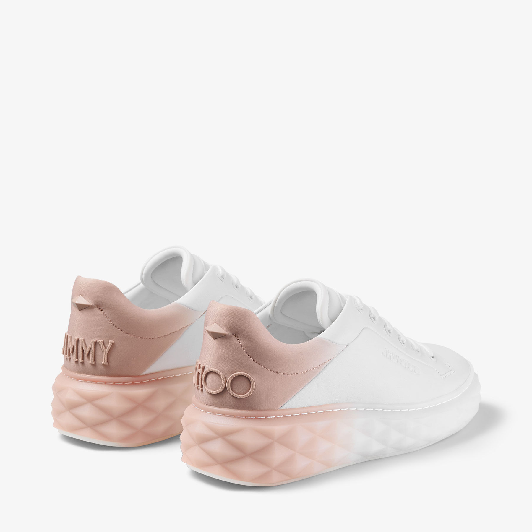 Jimmy choo pink sneakers clearance