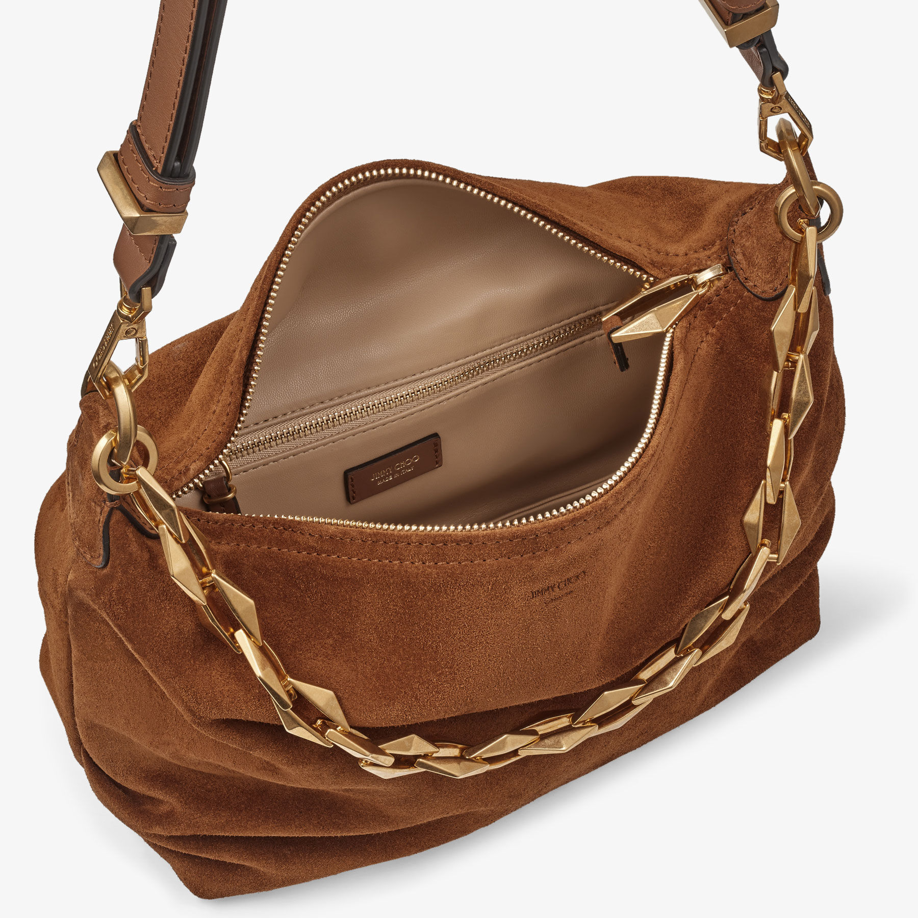 Jimmy choo suede bag online