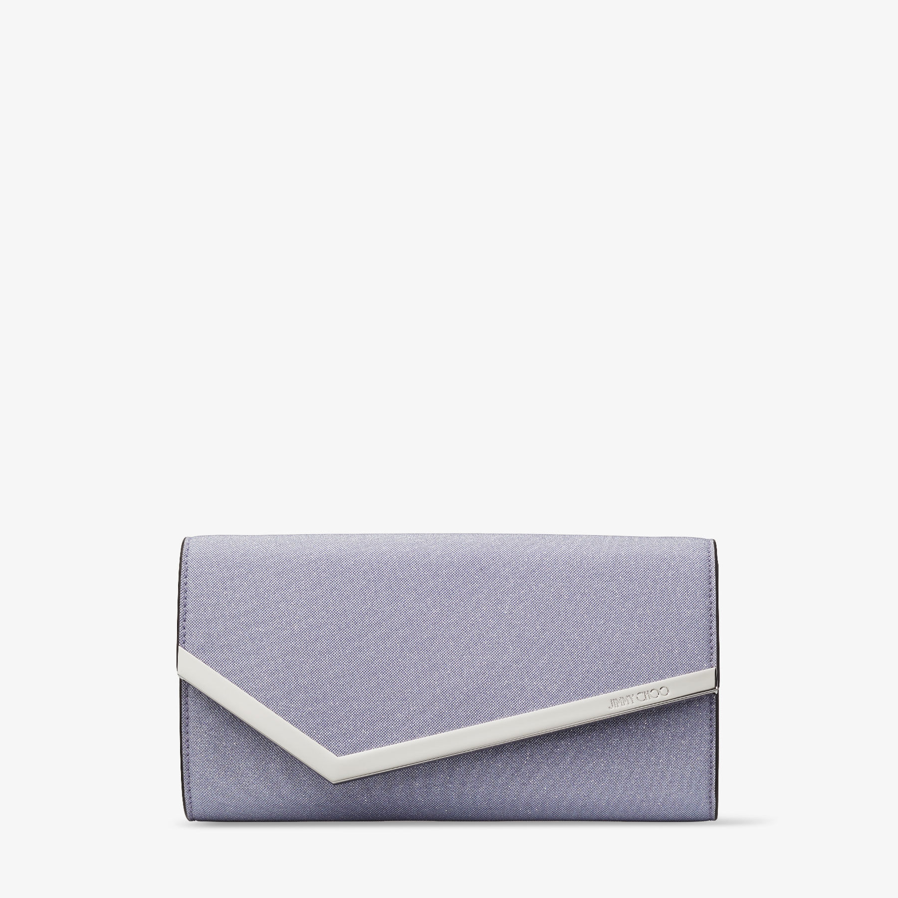 Emmie Tanzanite Glitter Fabric Mini Bag JIMMY CHOO