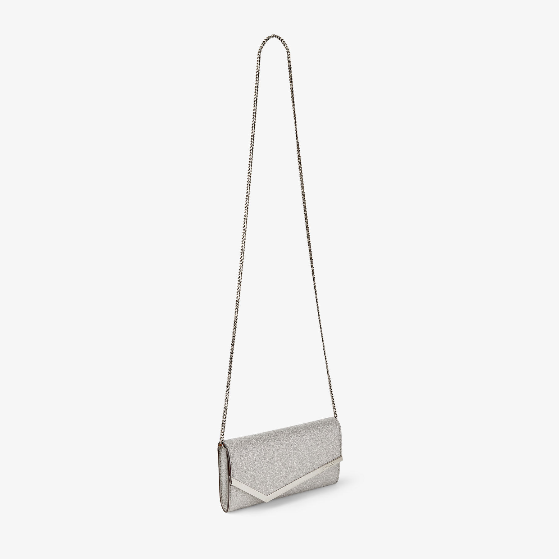 Jimmy choo clutch silver hotsell