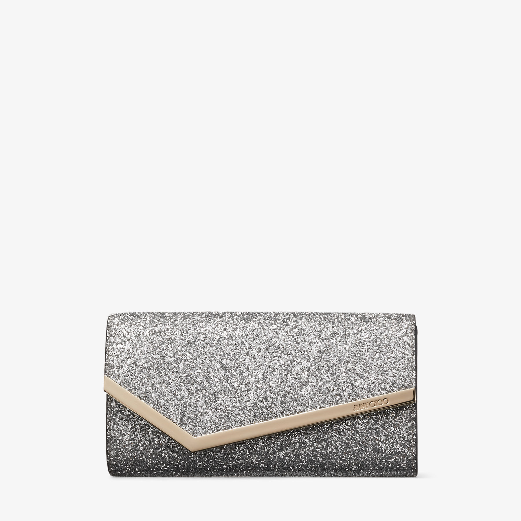 Jimmy choo emmie glitter clutch discount