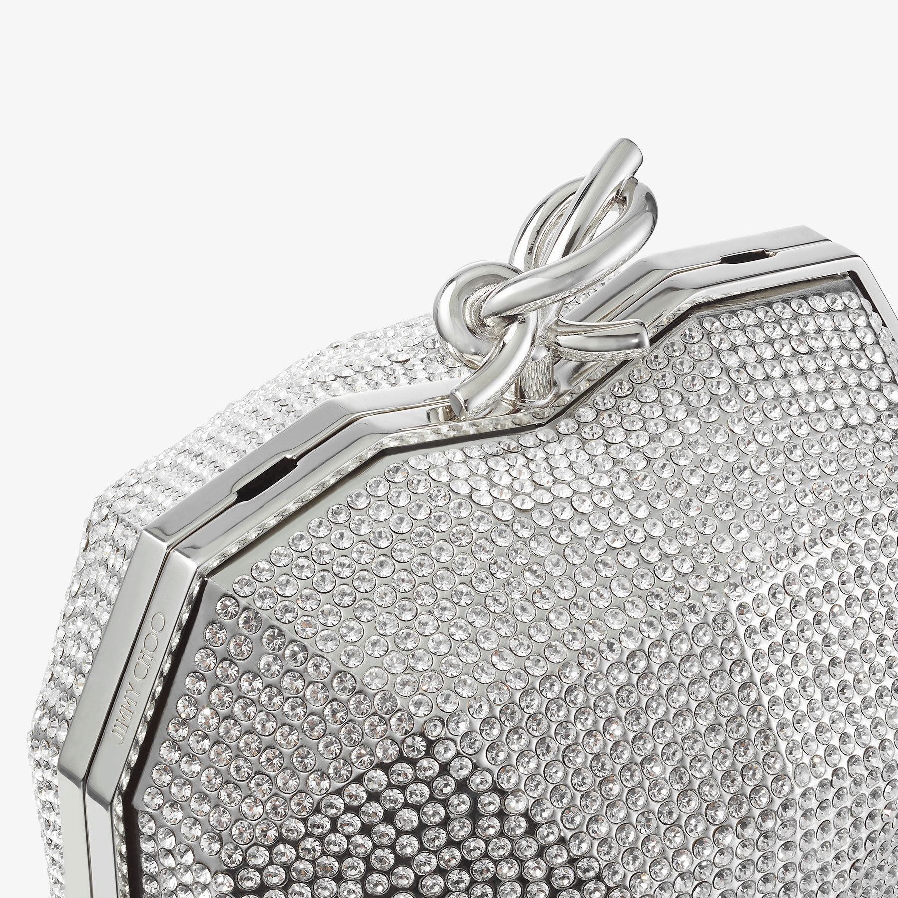 Jimmy choo clutch silver discount