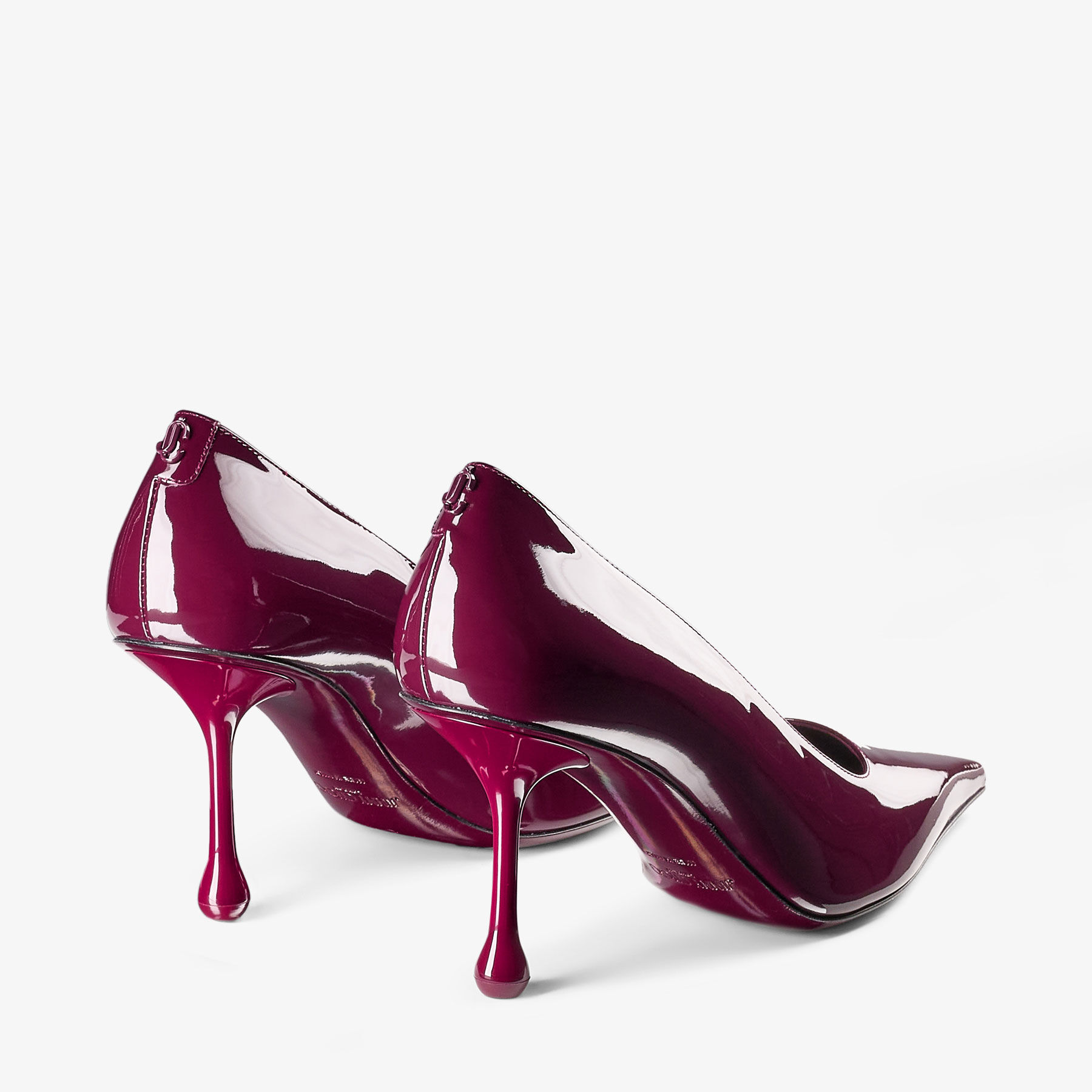 Ixia 80 Garnet Patent Leather Pumps JIMMY CHOO