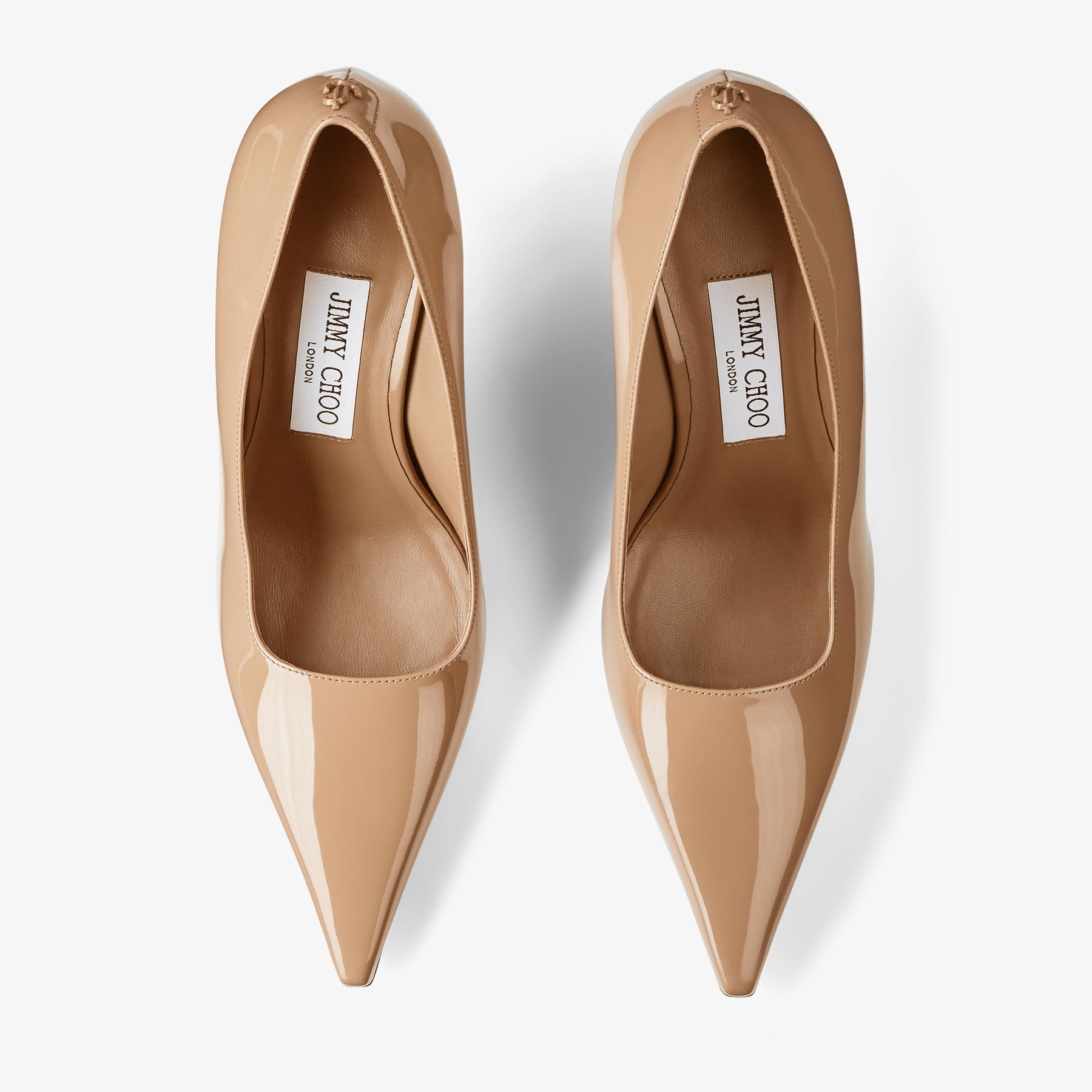 IXIA 95 Biscuit Patent Leather Pumps New Collection JIMMY CHOO