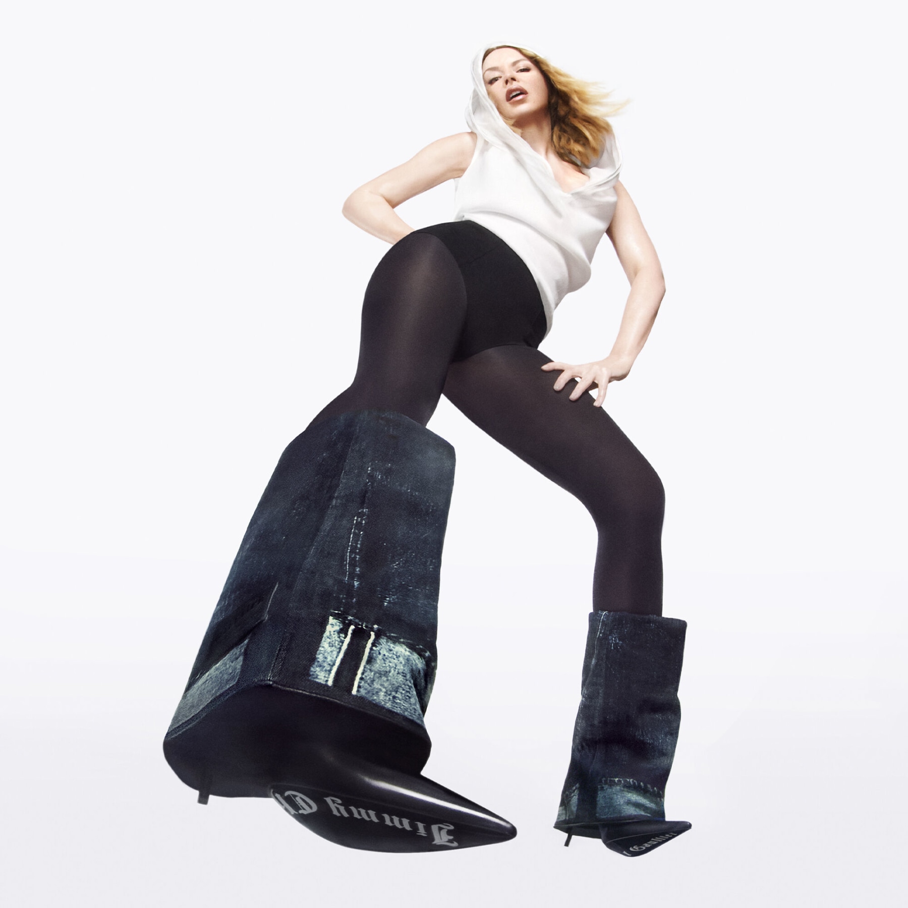 Jimmy choo over 2025 the knee boots
