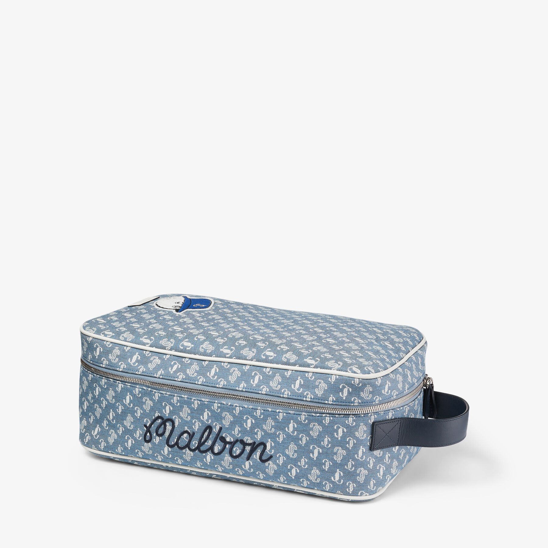 Jimmy Choo Malbon Shoe Bag Denim Monogram Shoe Bag Jimmy Choo Malbon JIMMY CHOO