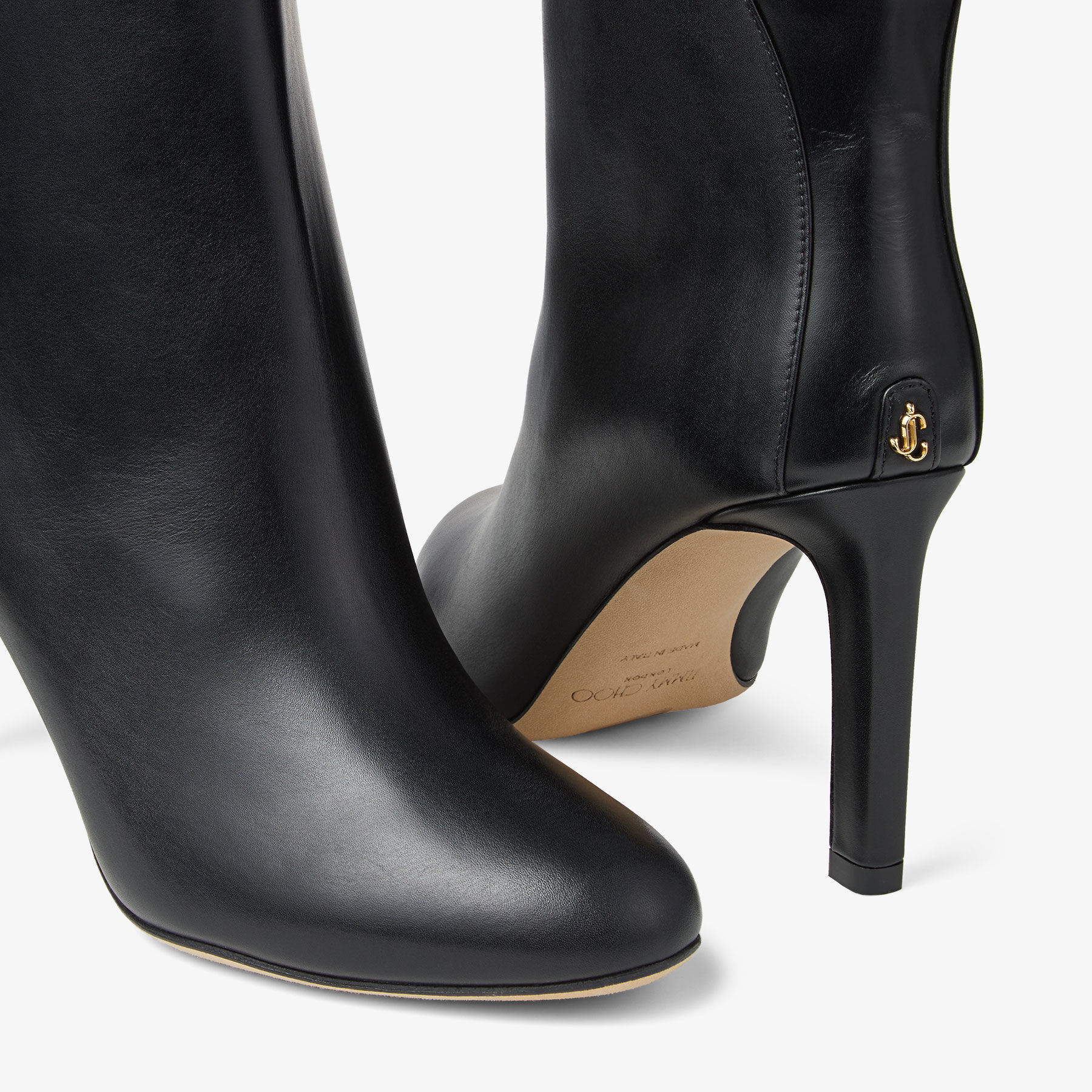Black Calf Leather Ankle Boots | KARTER AB 85 | Autumn 2022