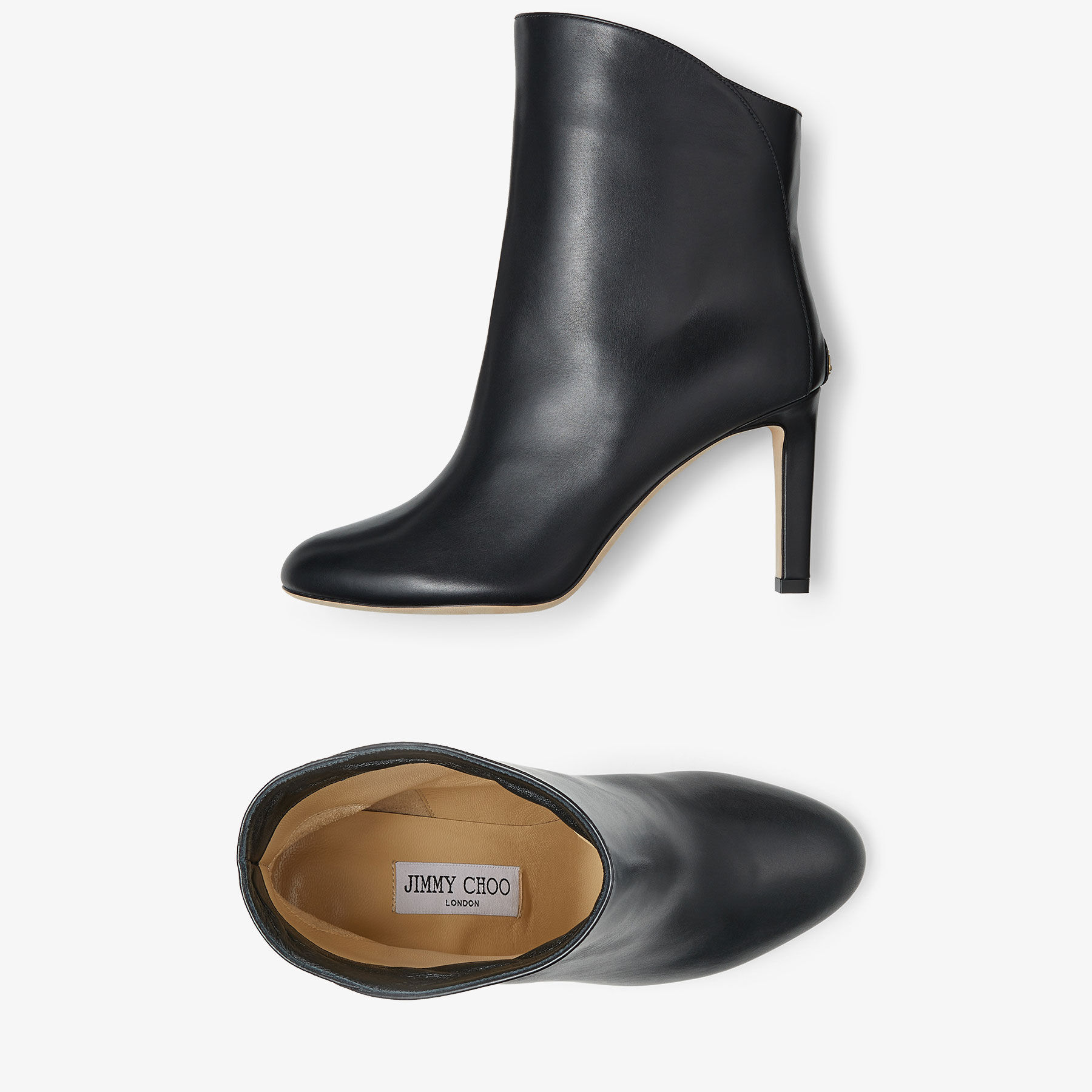 Black Calf Leather Ankle Boots | KARTER AB 85 | Autumn 2022