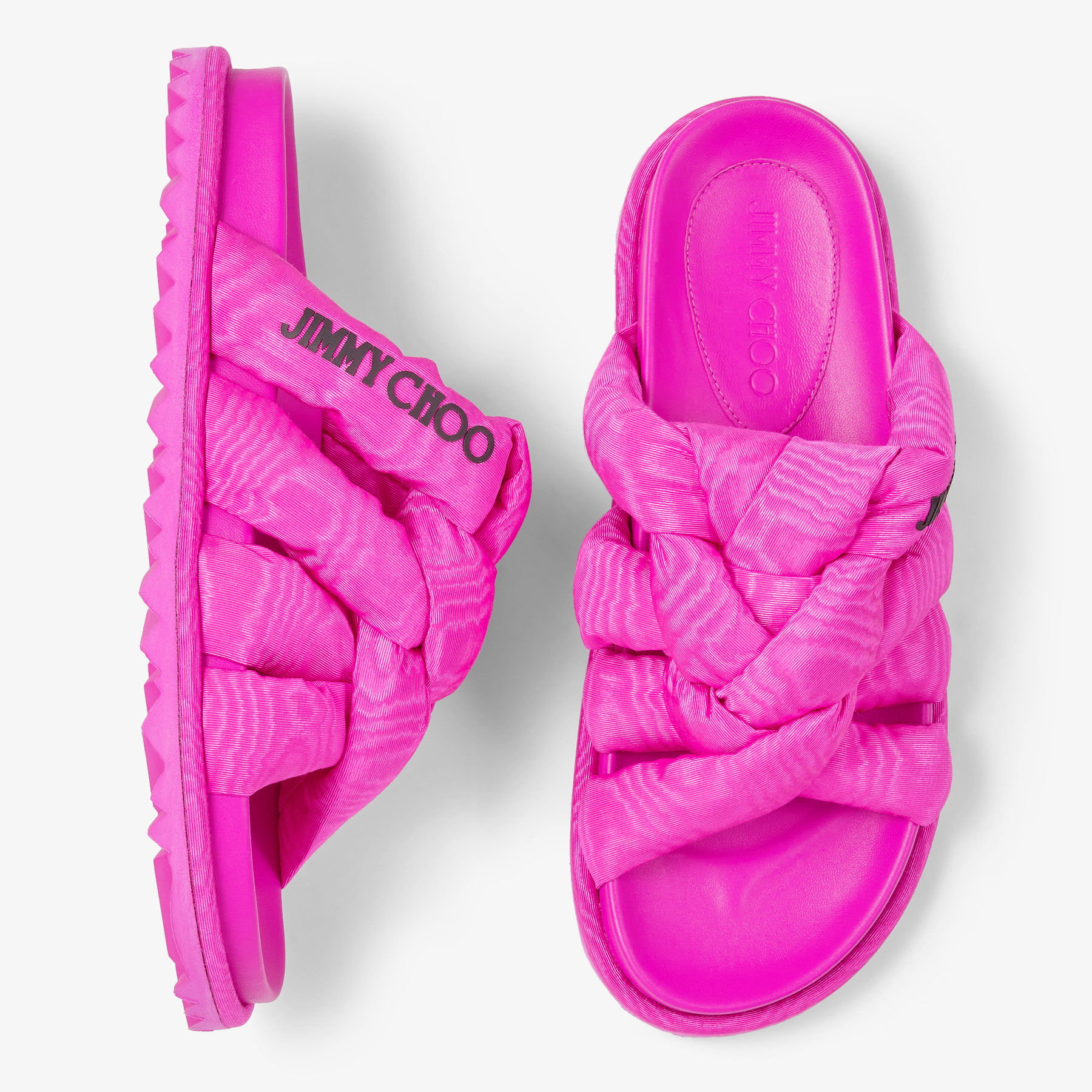 Fuschia hot sale flat sandals