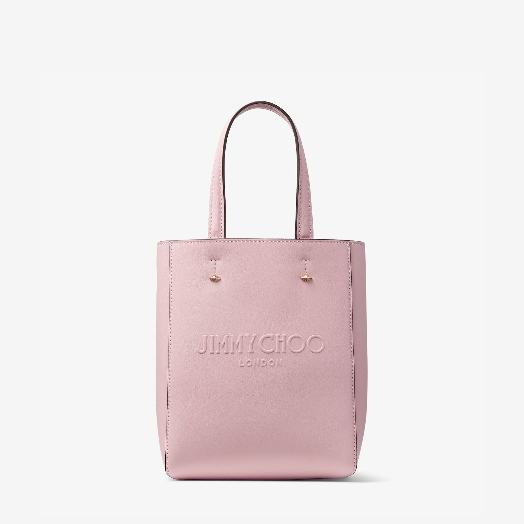 Lenny N S S Rose Embossed Leather Tote Bag JIMMY CHOO