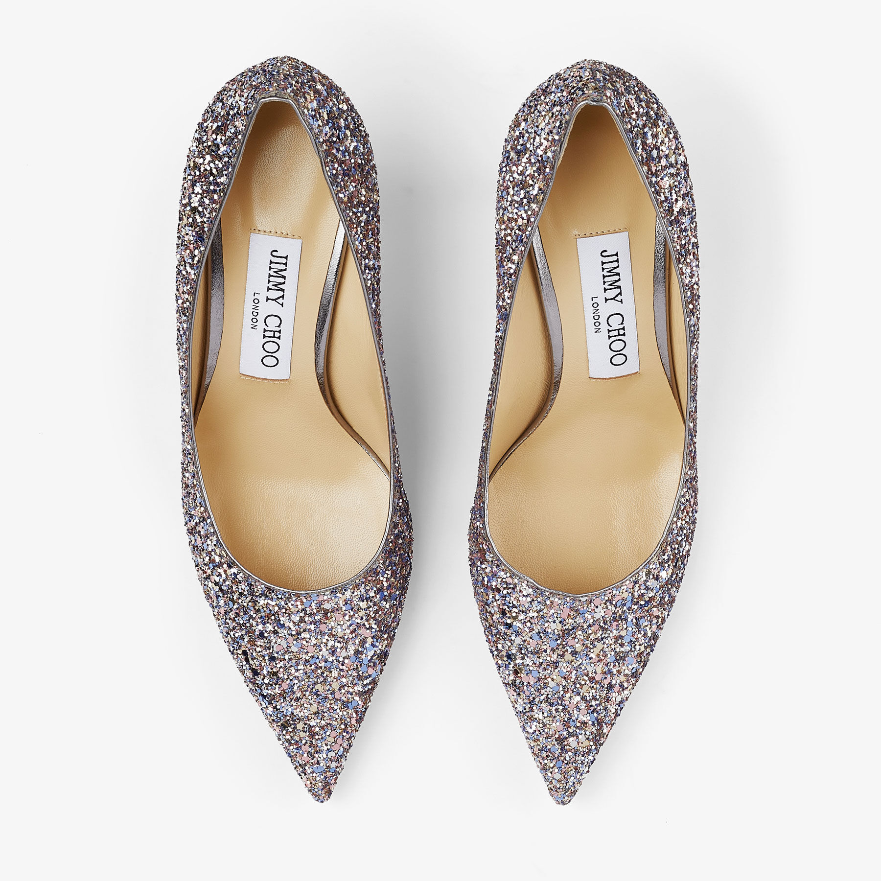 Love 65 Sprinkle Glitter Fabric Pumps JIMMY CHOO